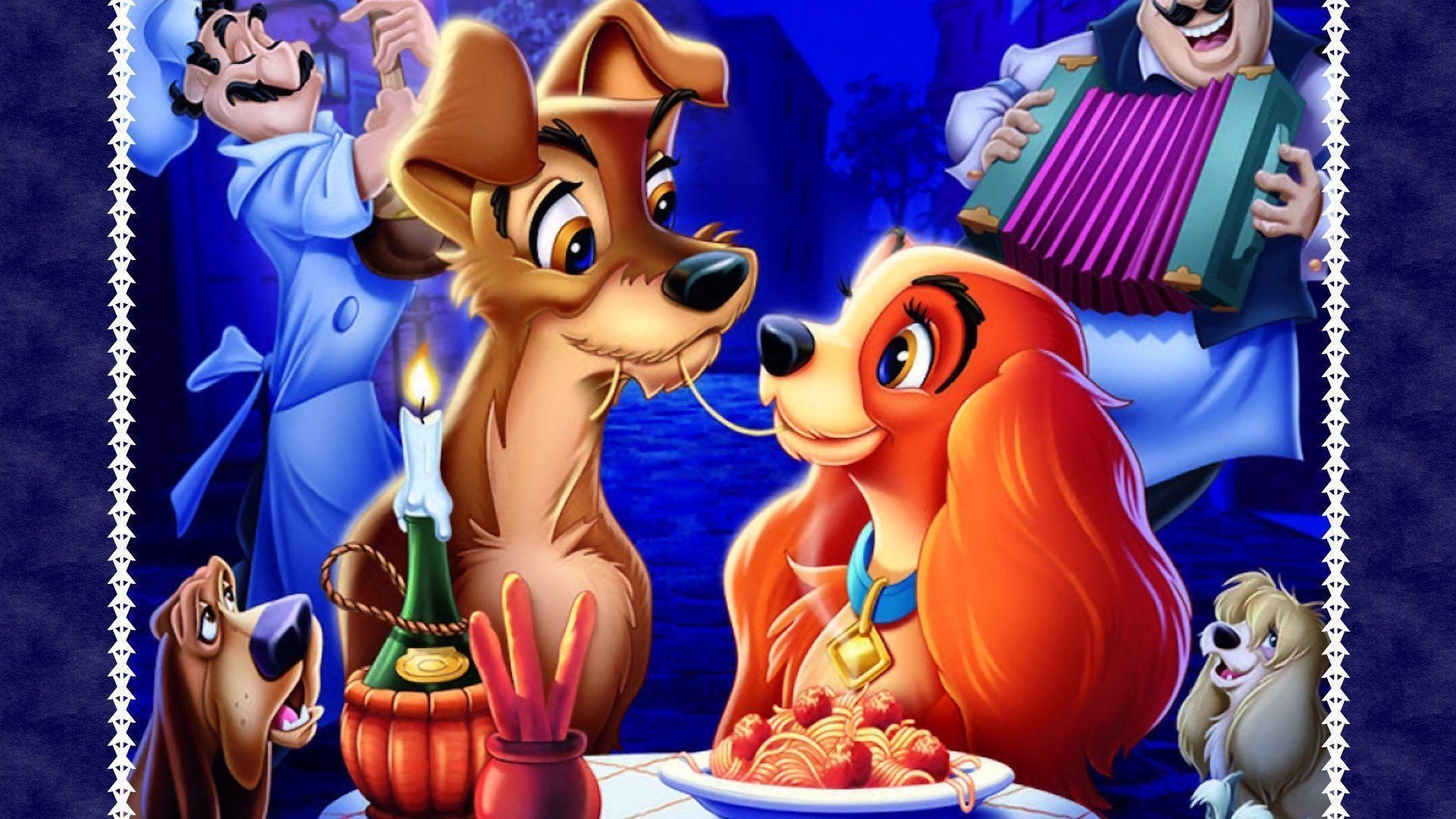 Disney Lady And The Tramp Wallpaper