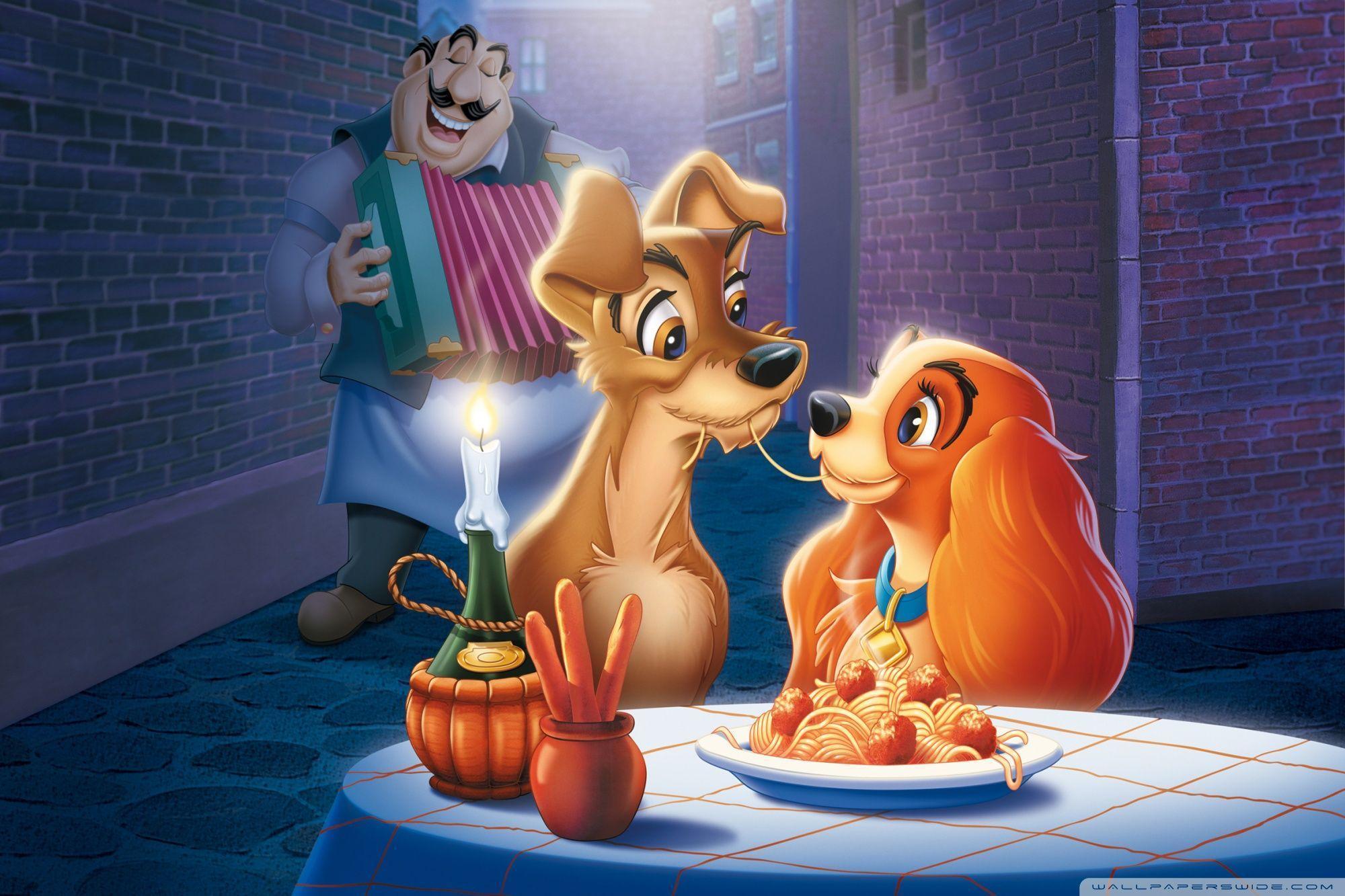 The Lady and The Tramp HD desktop wallpaper, Widescreen, High