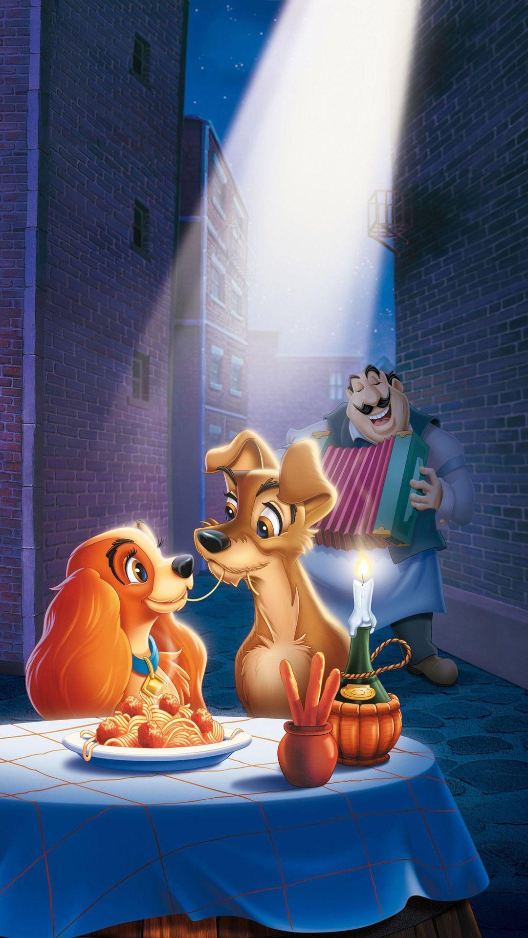 Lady and the Tramp Mobile Wallpaper 12595