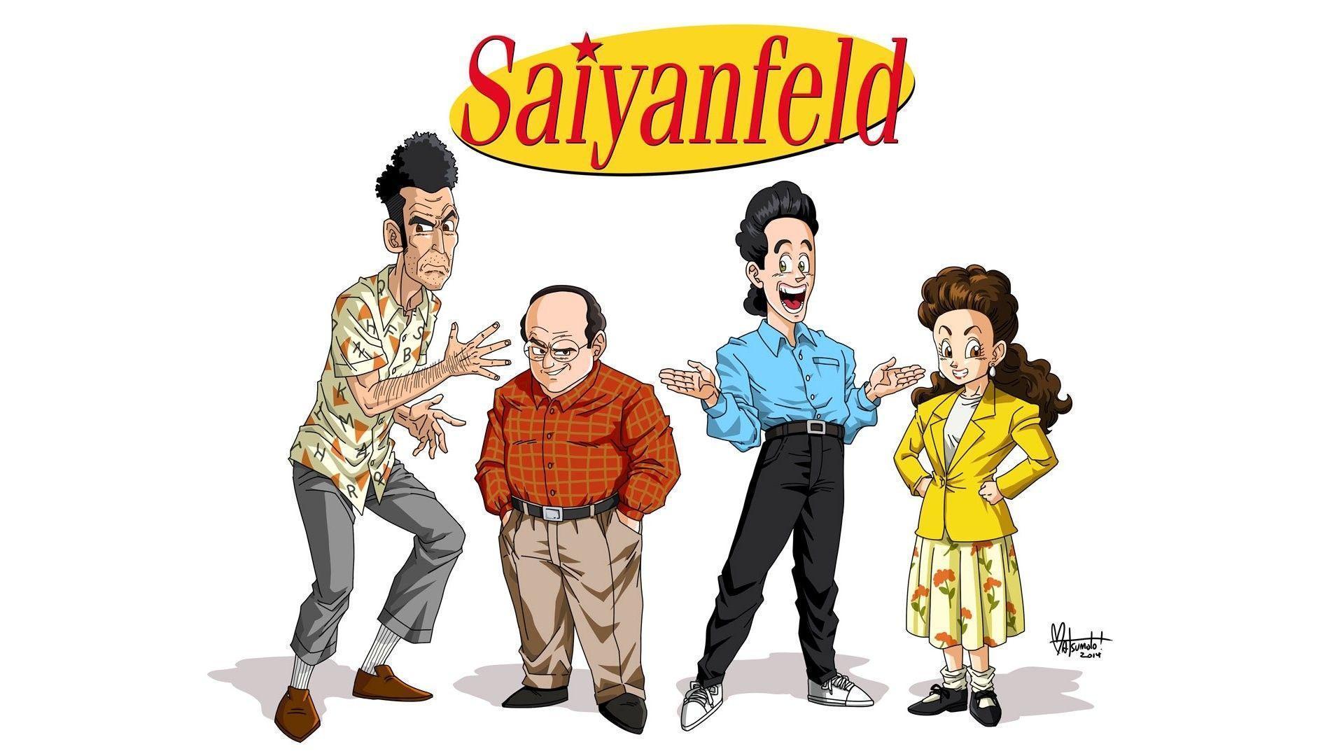 Seinfeld, #Dragon Ball Z, #crossover. Wallpaper No. 272063