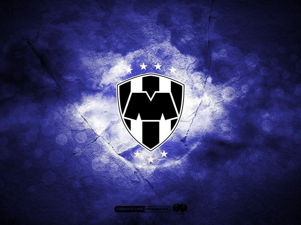 Rayados del Monterrey • Logo Blanco y Negro • #LigraficaMX
