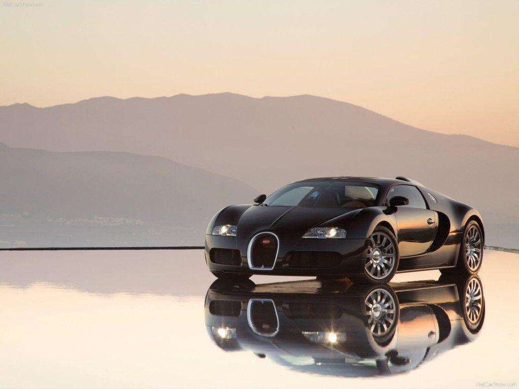 Black Bugatti Veyron HD Wallpaper