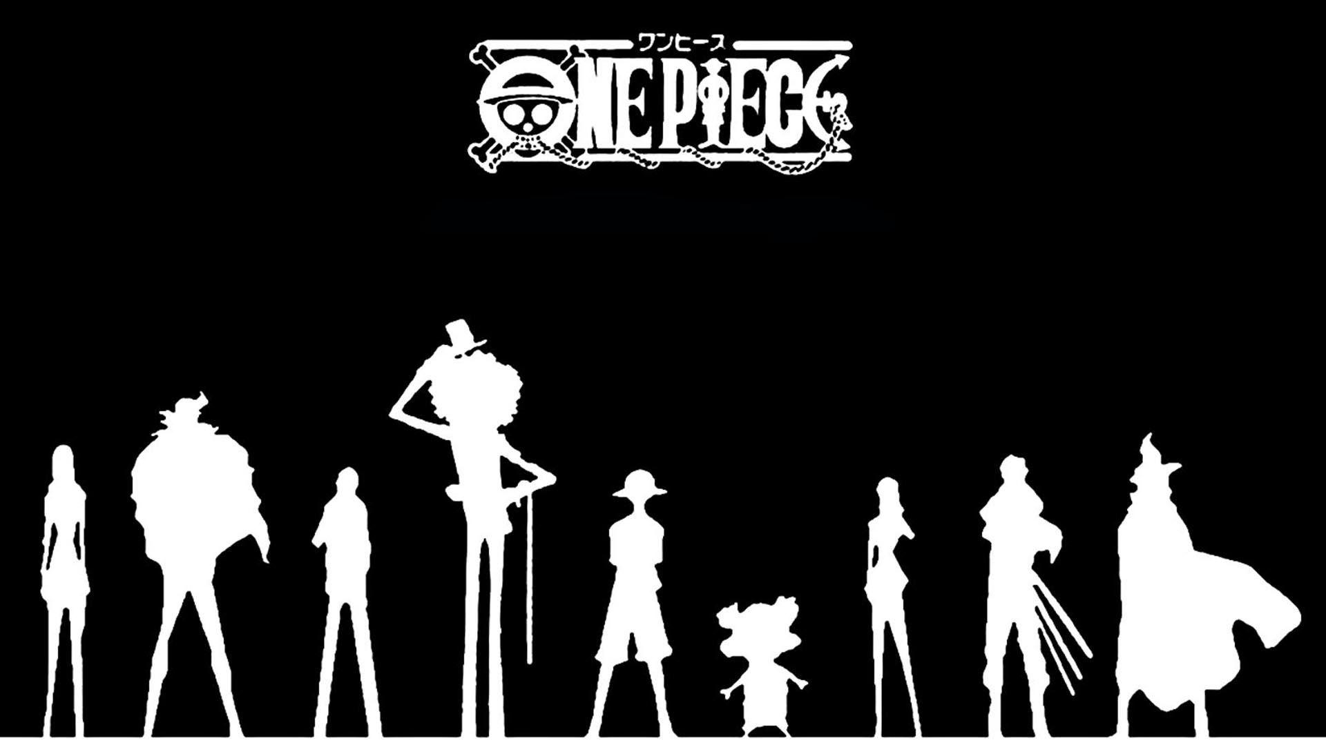 One Piece Black and White HD Wallpaper. Cartoon