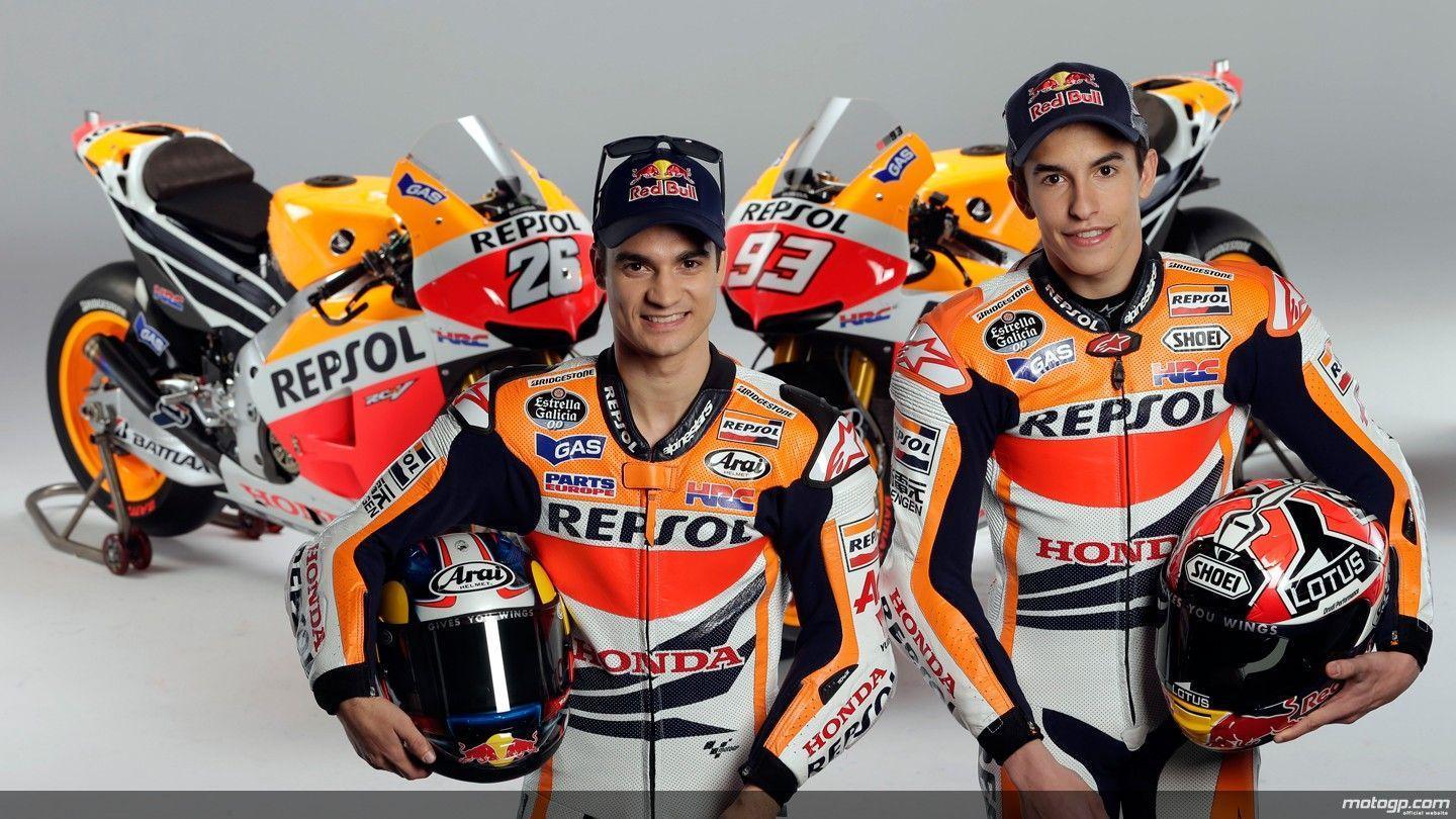 Marc Marquez and Dani Pedrosa. MotoGP. Marc marquez