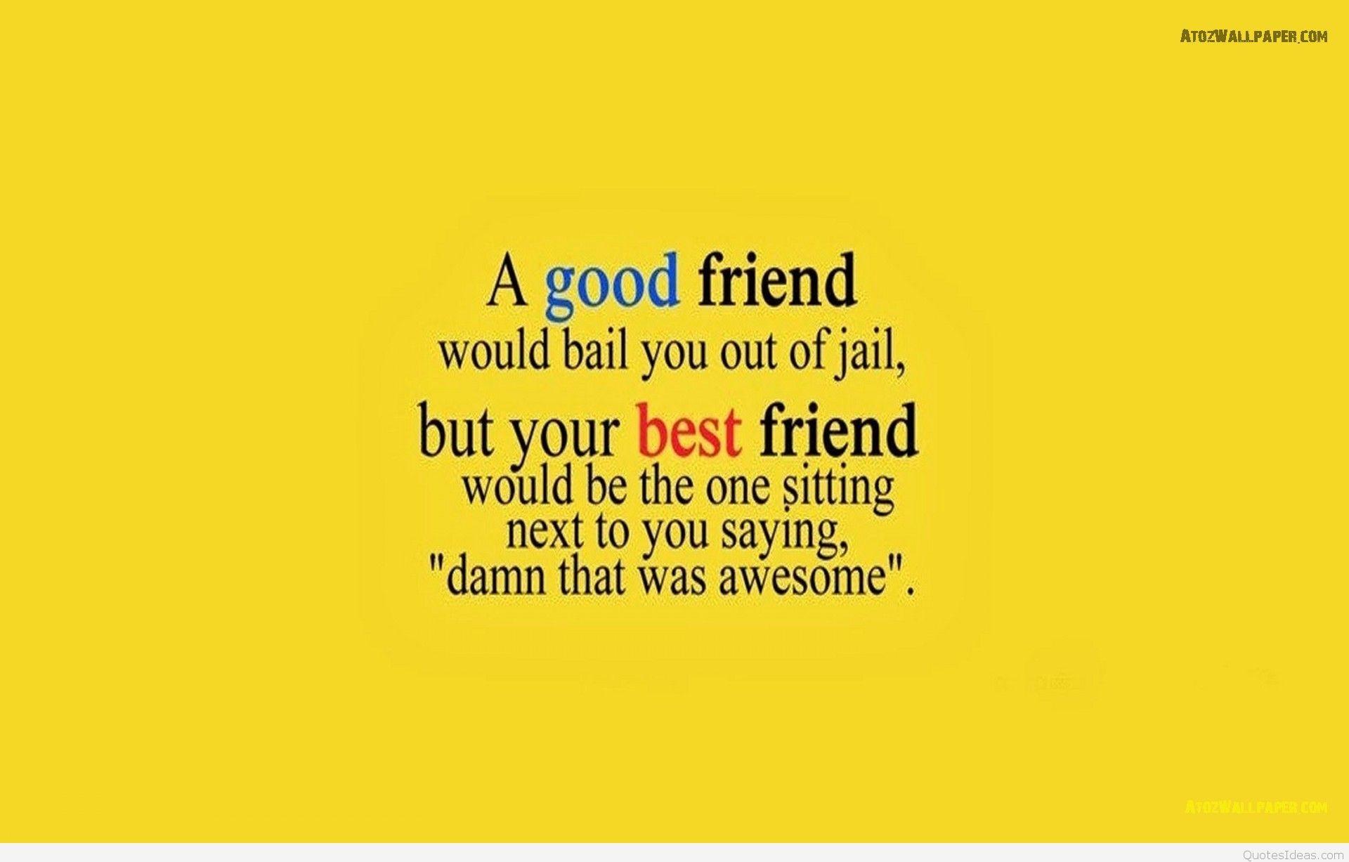 Best friendship wallpaper with quote