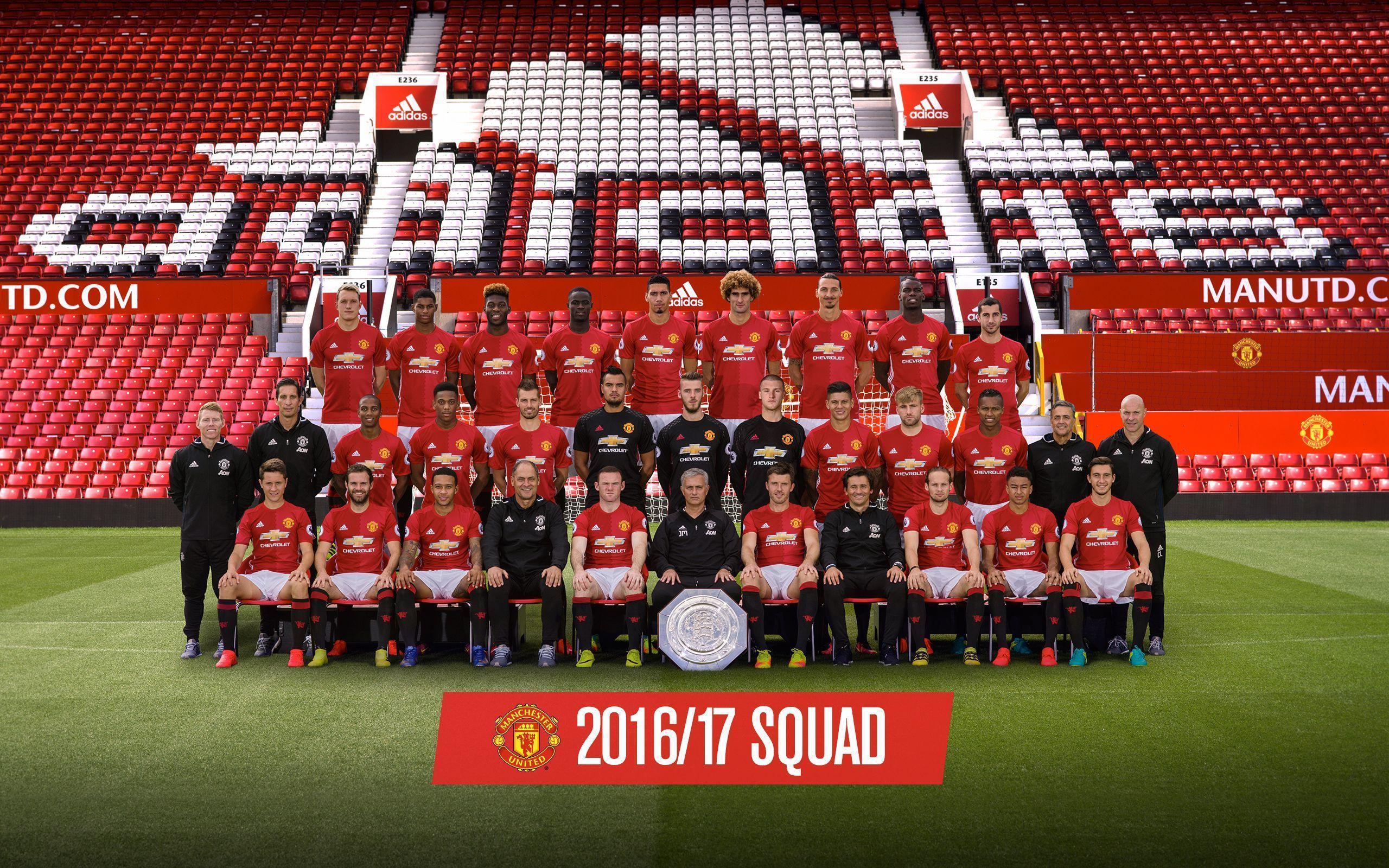 Manchester United 2016 2017. Manchester United Squad