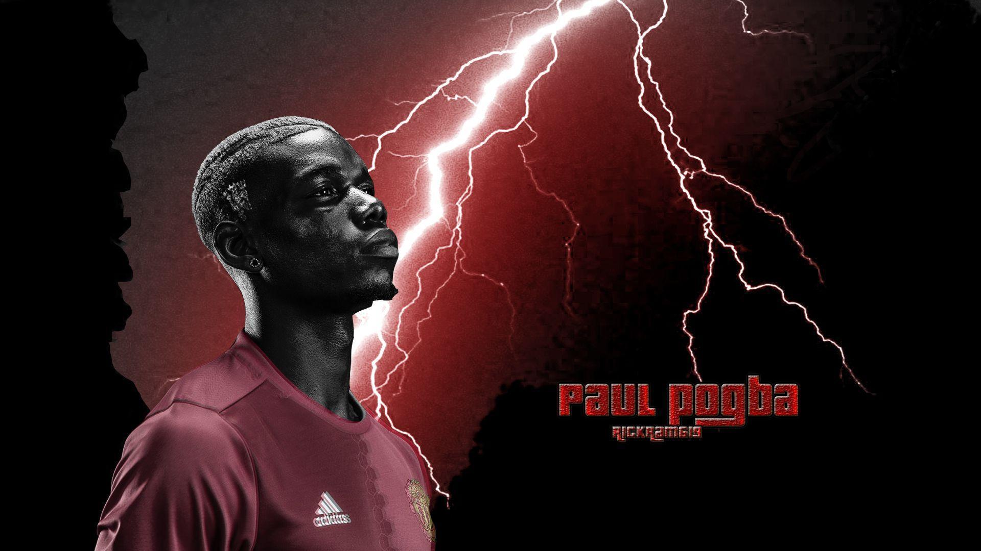 Paul Pogba Manchester United 2017 wallpaper