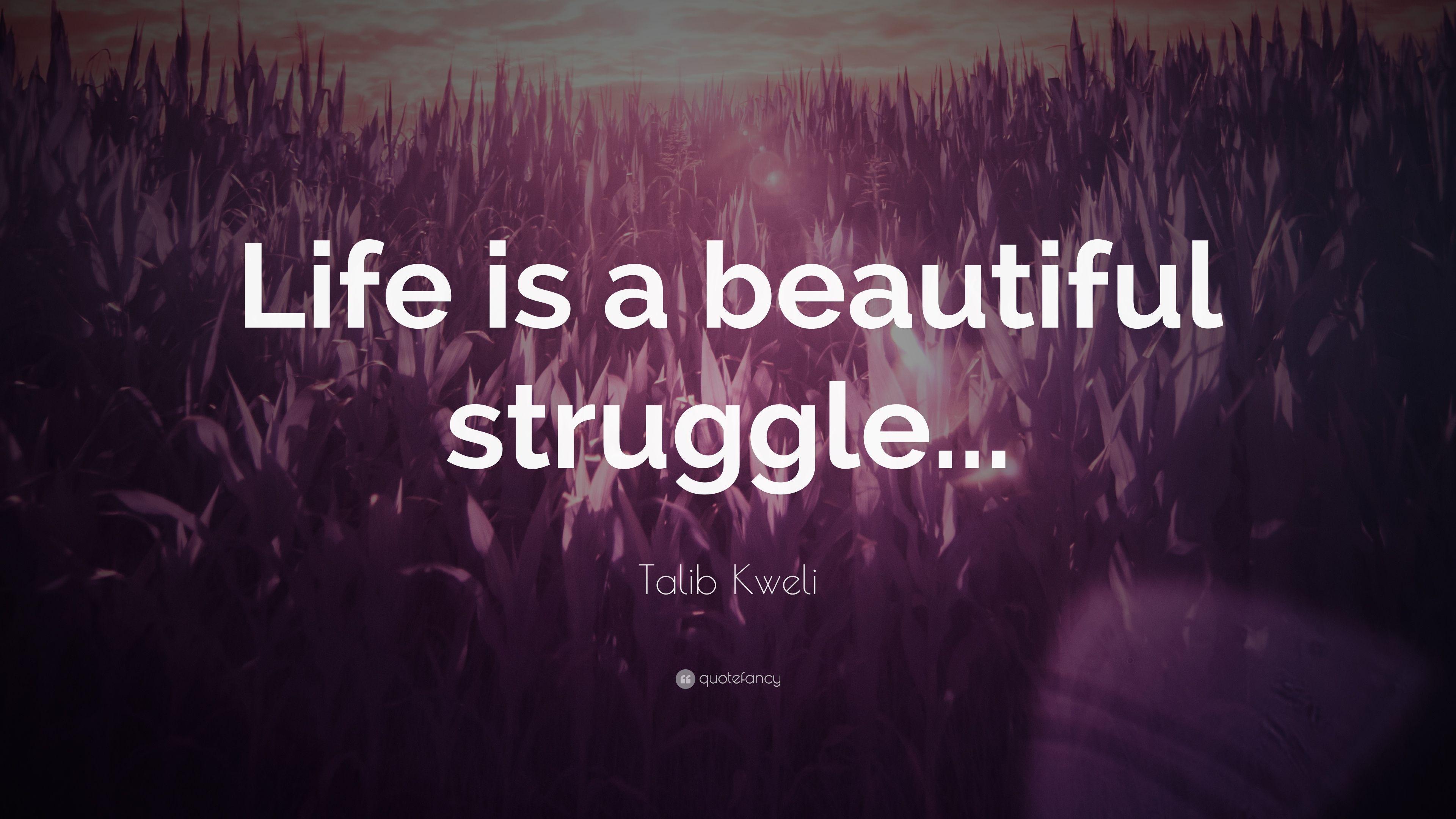 Talib Kweli Quote: “Life is a beautiful struggle.” 7 wallpaper