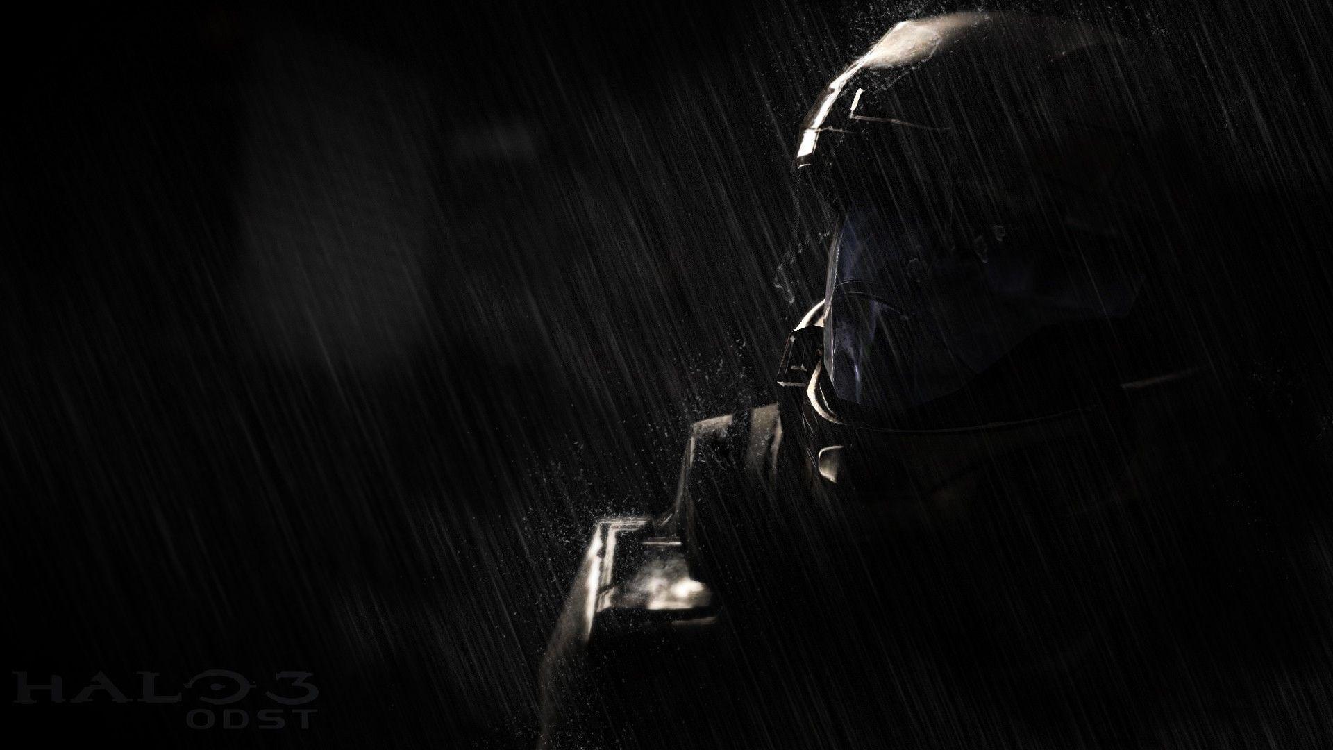 Rain in the game Halo 3 ODST wallpaper and image