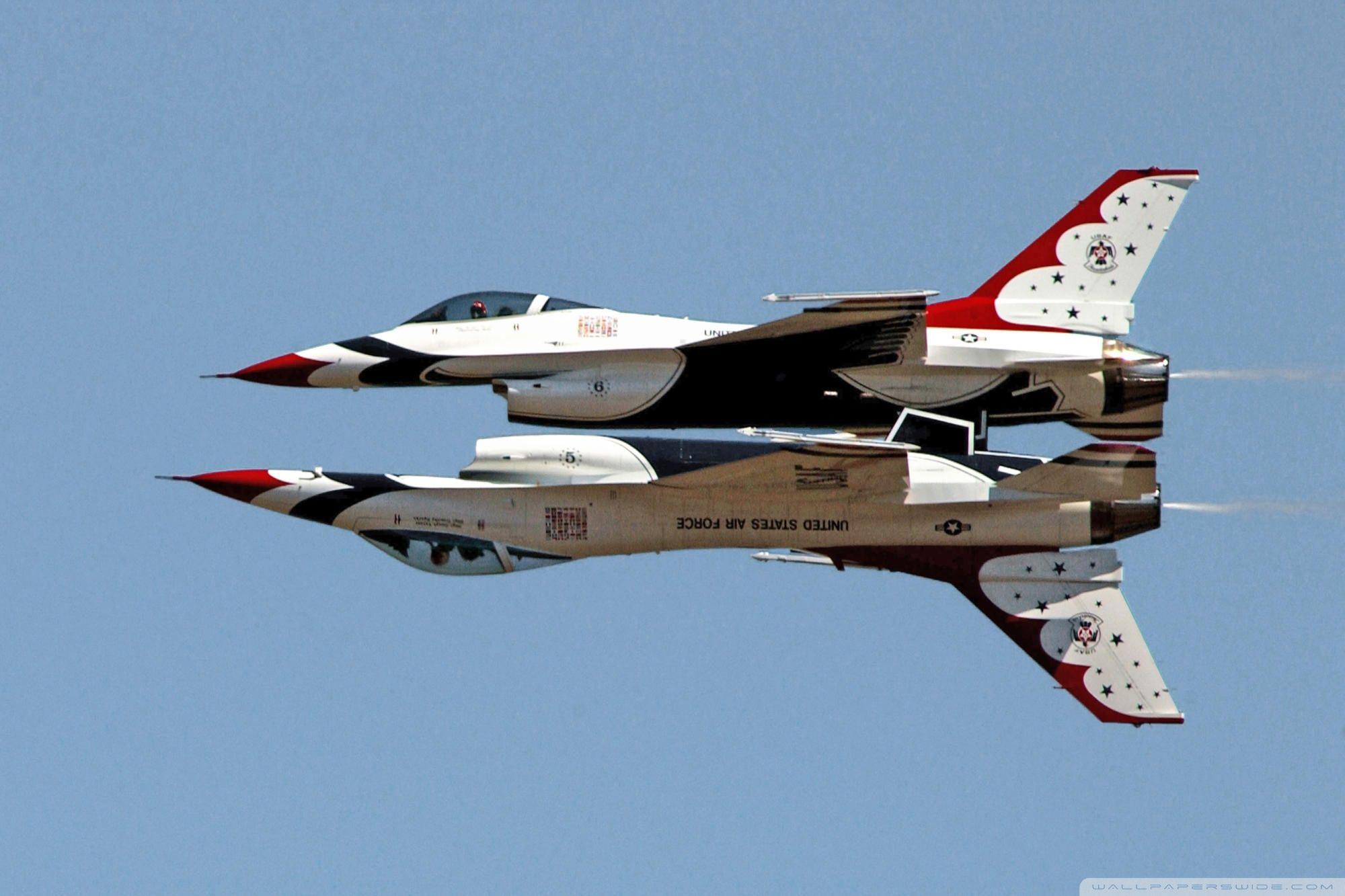 Usaf Thunderbirds F16 Fighting Falcons HD desktop wallpaper