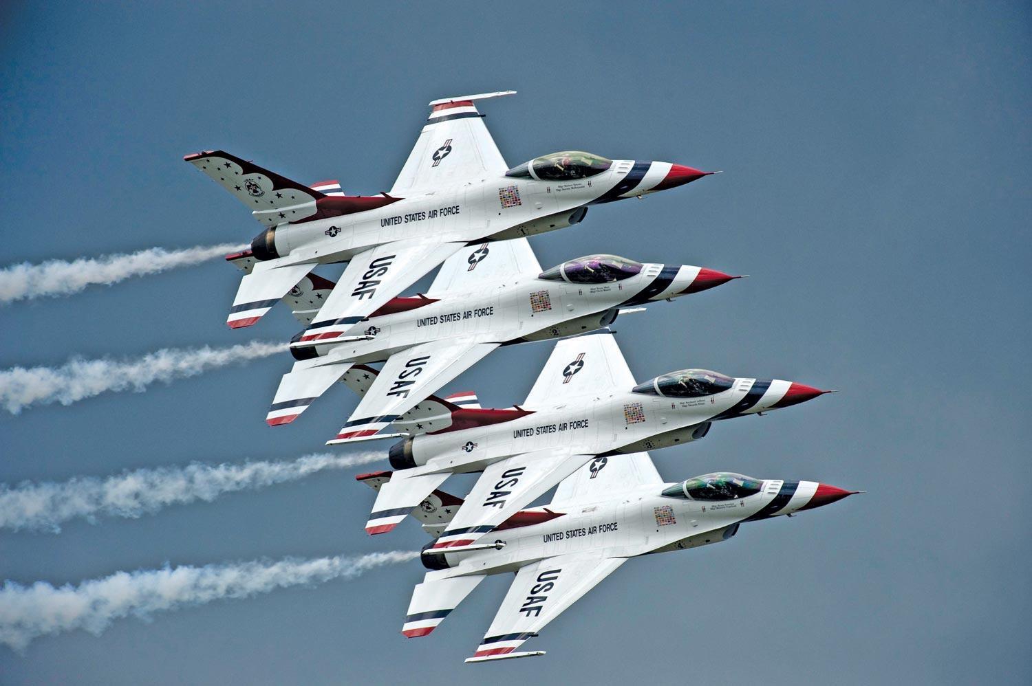 Military United States Air Force Thunderbirds wallpaper Desktop