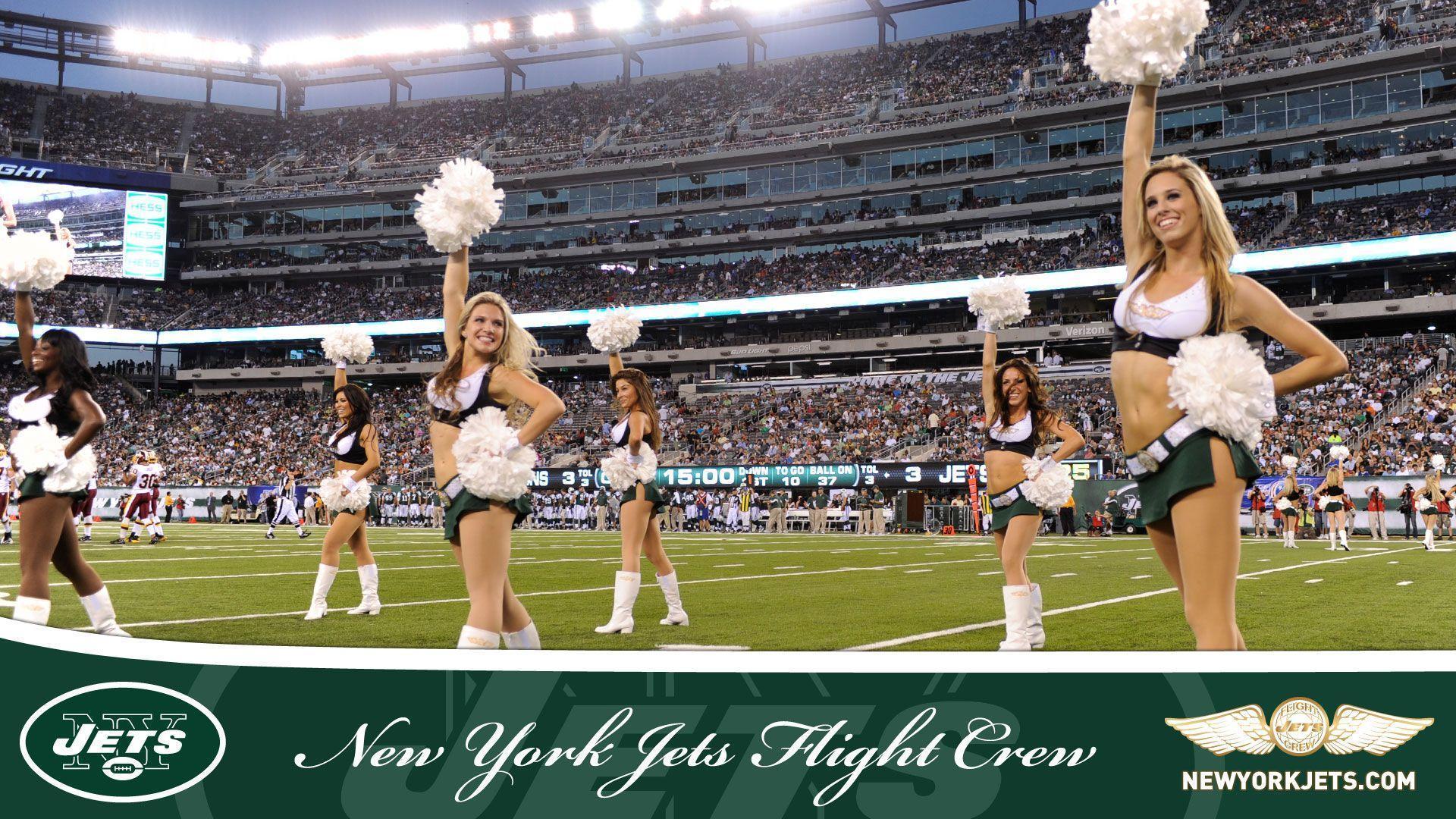 New York Jets. Flight Crew NY Jets Cheerleader Wallpaper