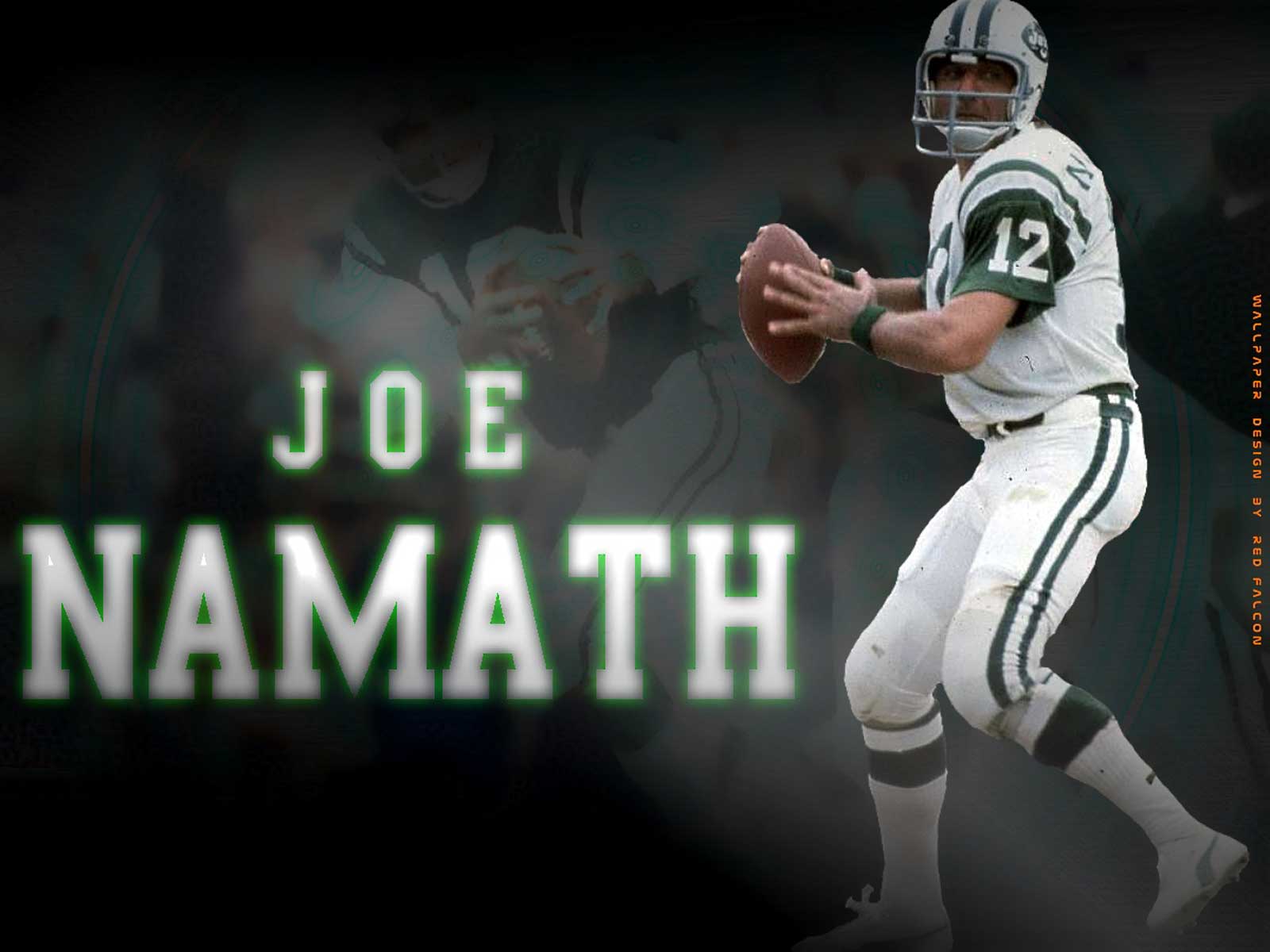 Classic Jets Wallpaper: Joe Namath. Football Team Picture