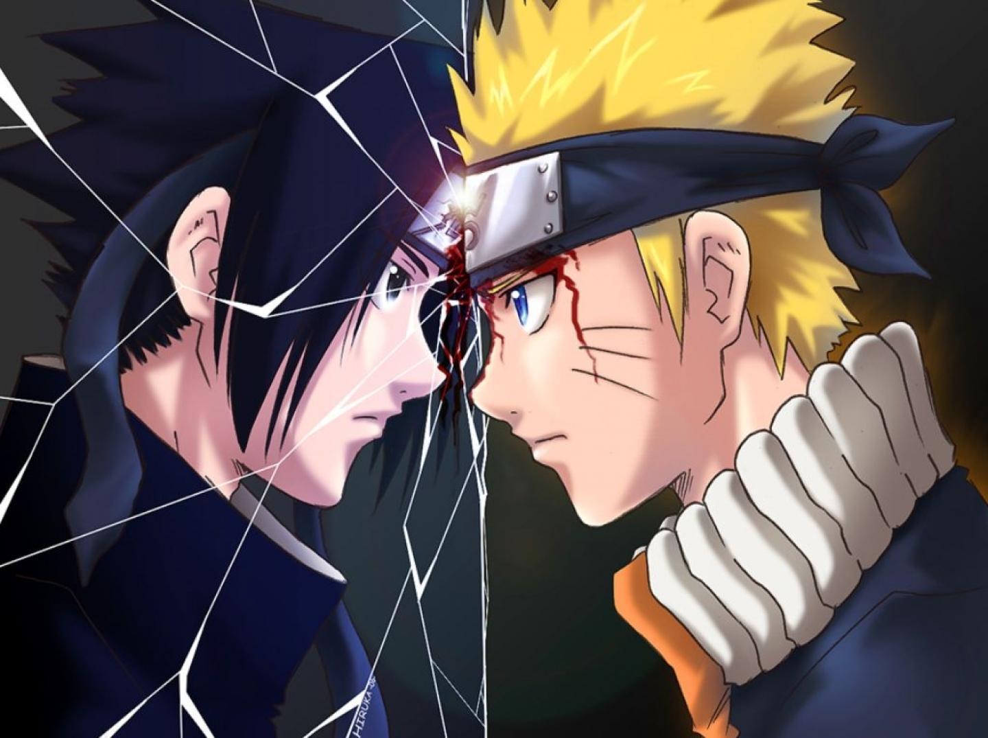 Naruto Vs Sasuke mirror Wallpaper. Wallpaper Naruto
