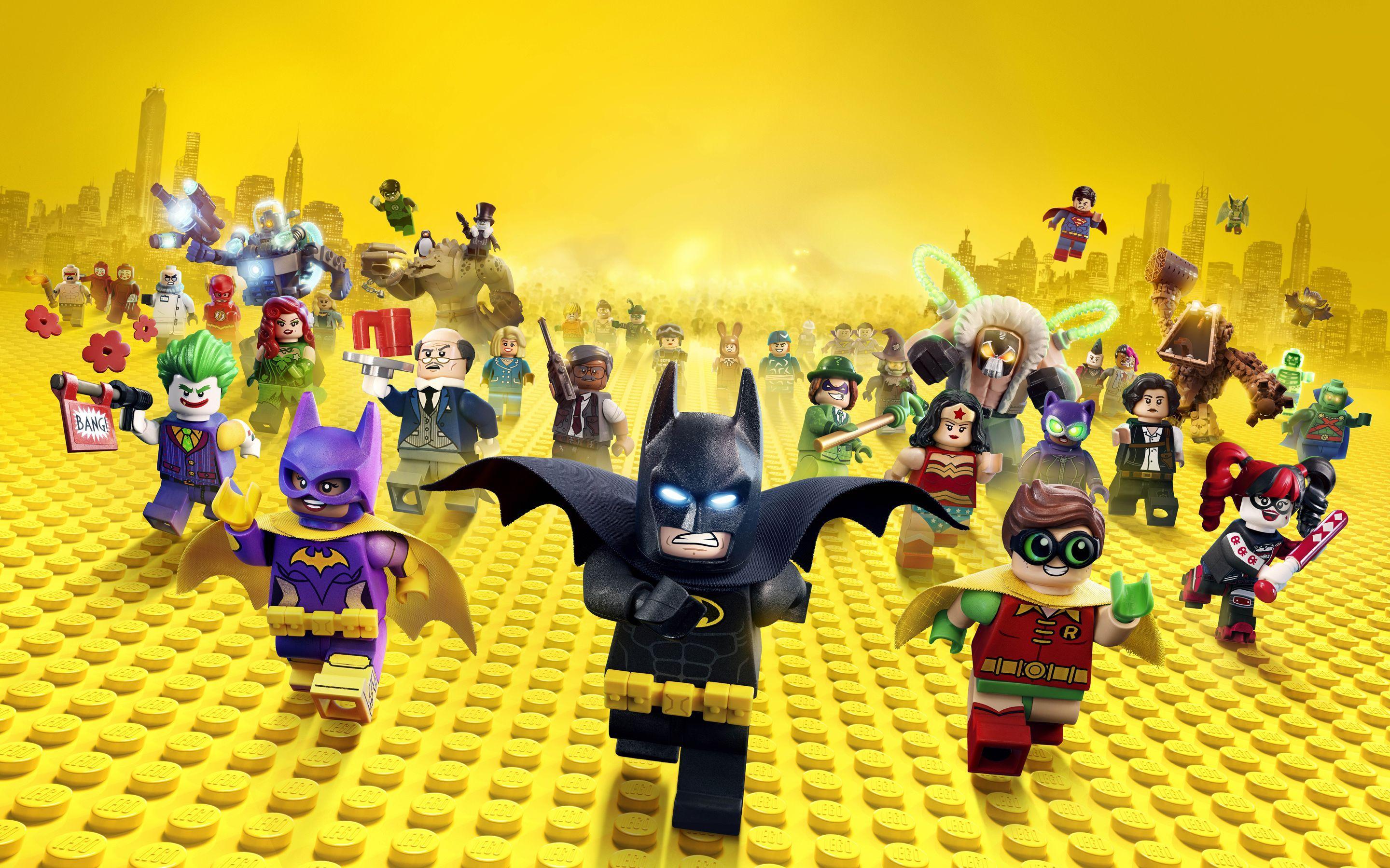 2017 The Lego Batman Movie 4K 8K Wallpapers.