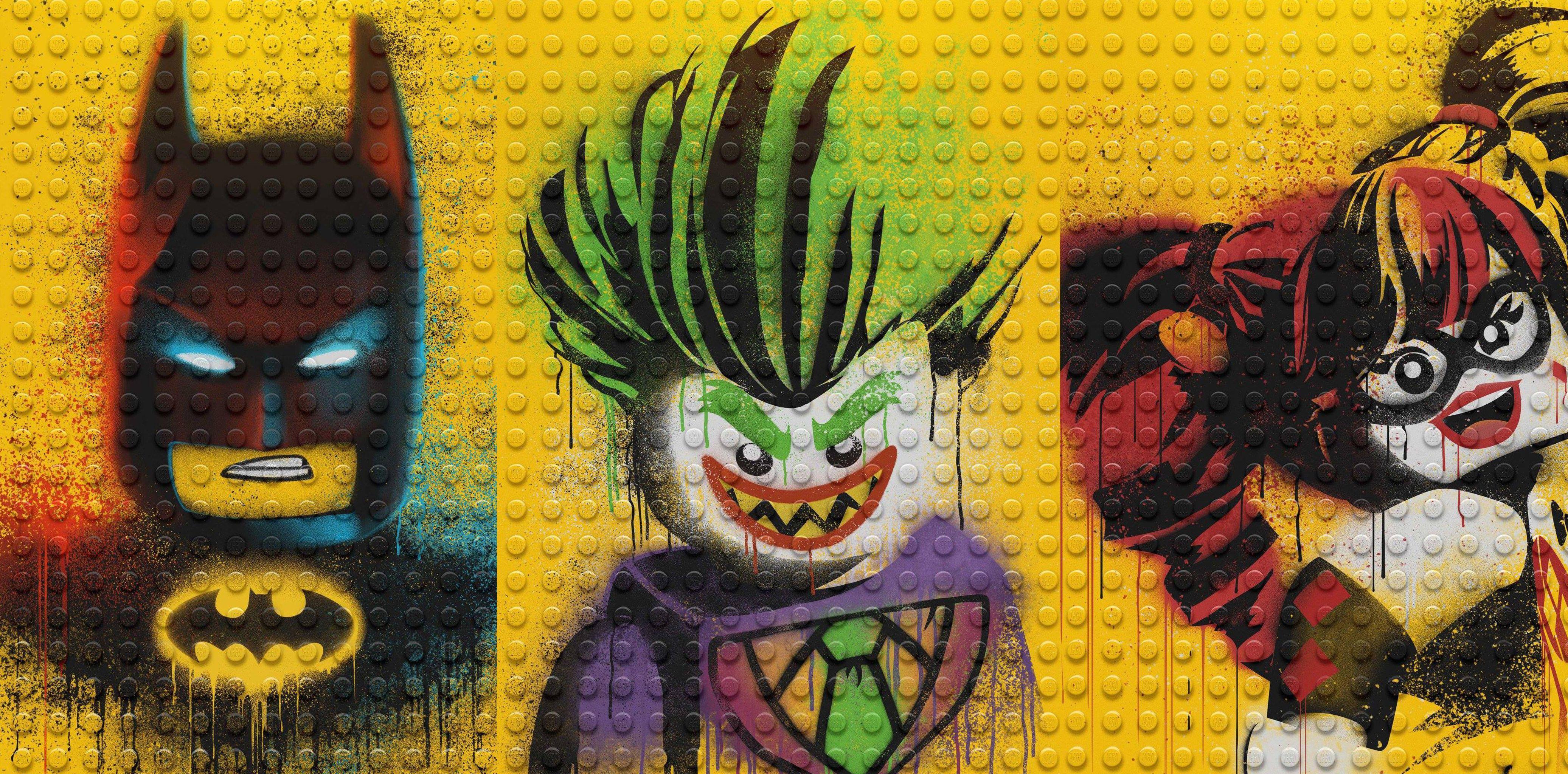 The Lego Batman Harley Quinn And Joker, HD Movies, 4k Wallpaper