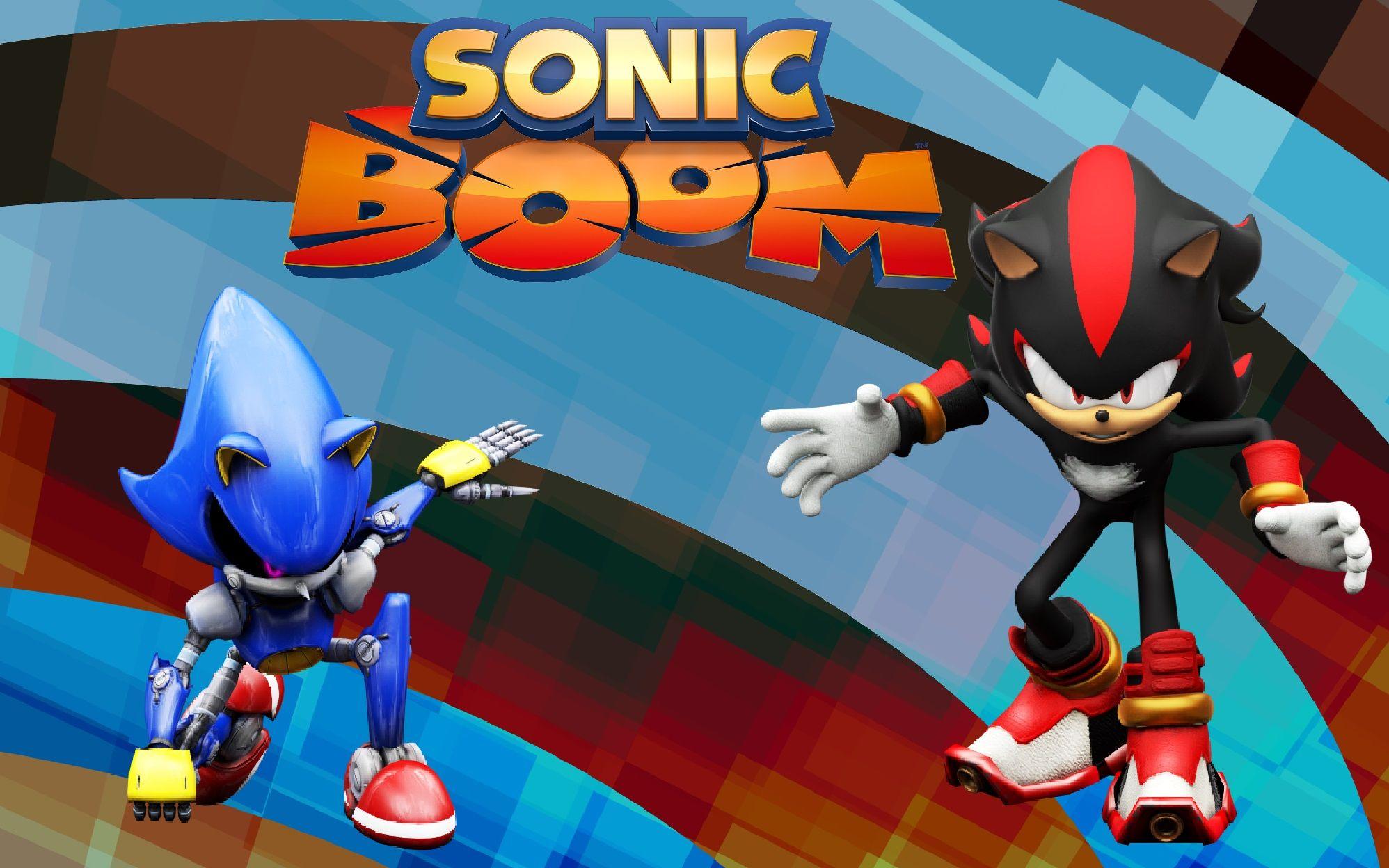 Shadow and Metal Sonic Boom Wallpaper