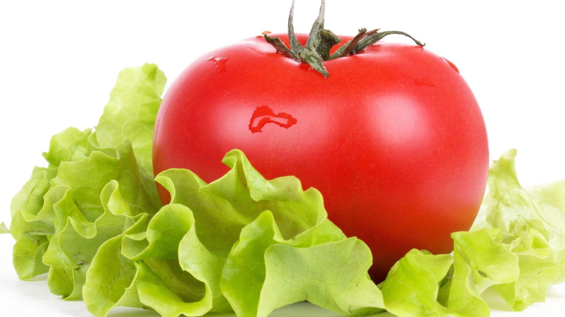 Download Wallpaper 1920x1080 Tomato, Salad, Vegetables, Fresh Full
