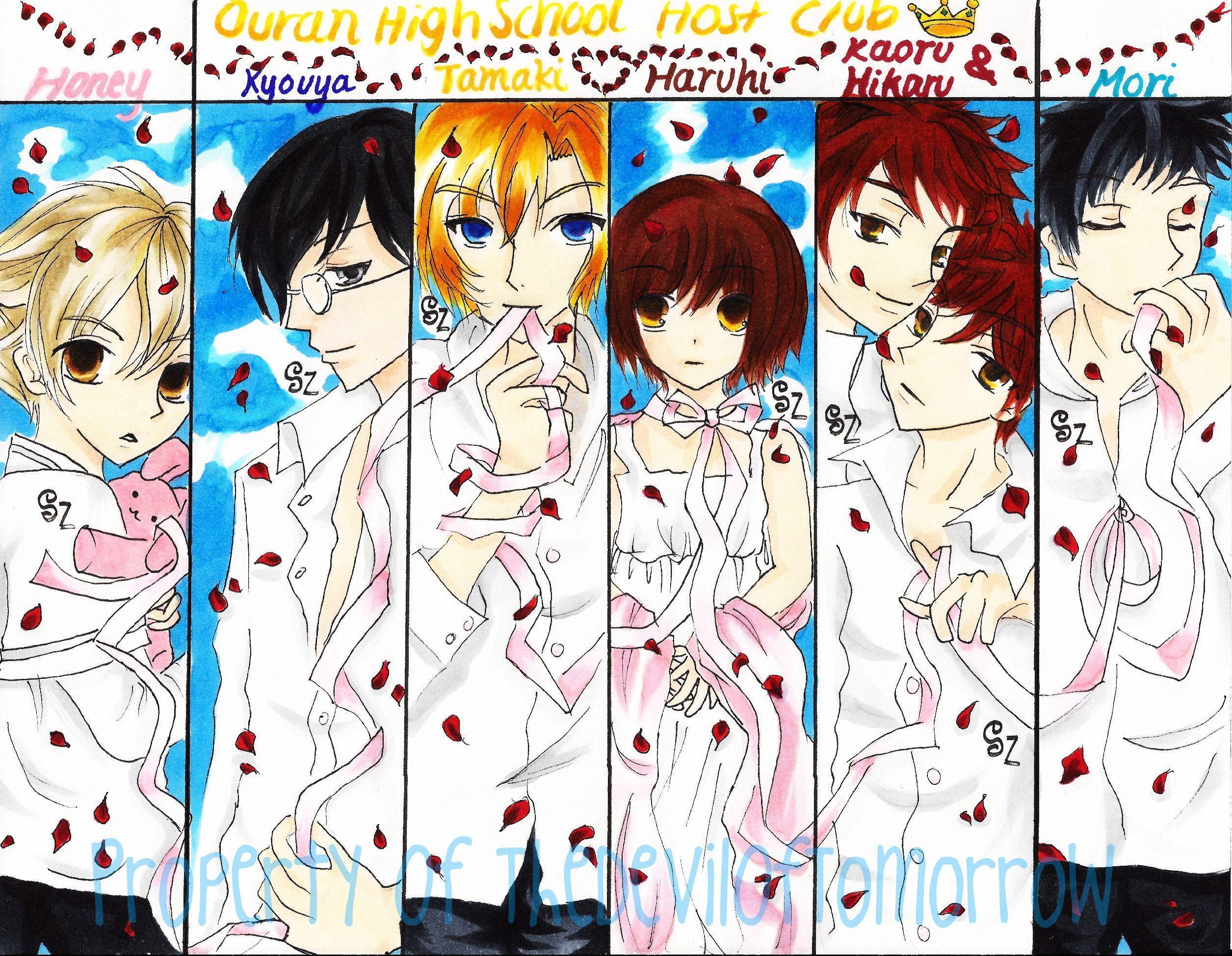 Ouran high school host club wallpapers.