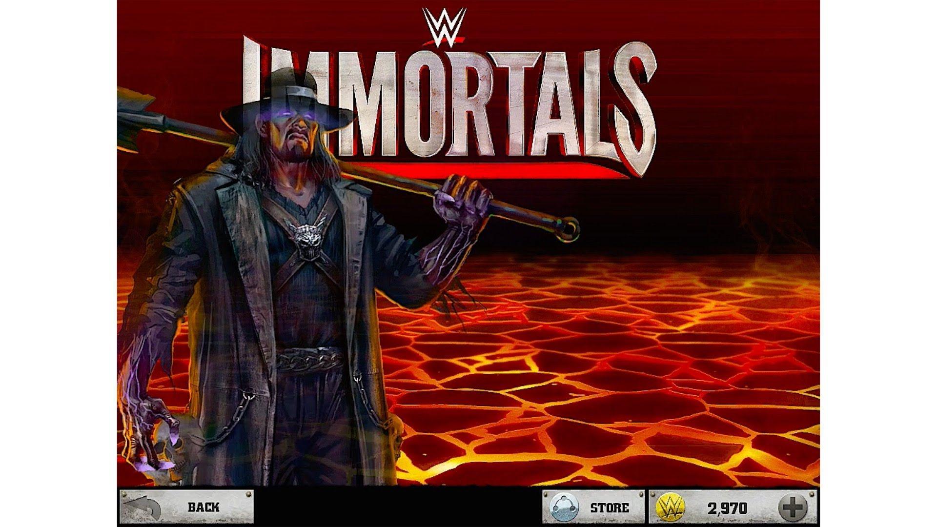 WWE Immortals Full Match Gameplay w/ Option Menus!