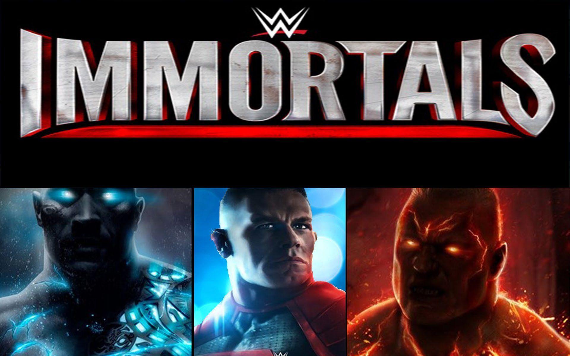 WWE IMMORTALS wrestling fighting action warrior poster wallpaper