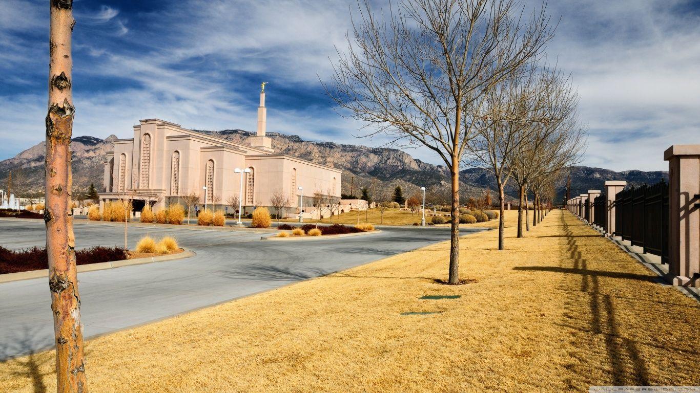 Albuquerque New Mexico LDS Temple HD desktop wallpaper, High
