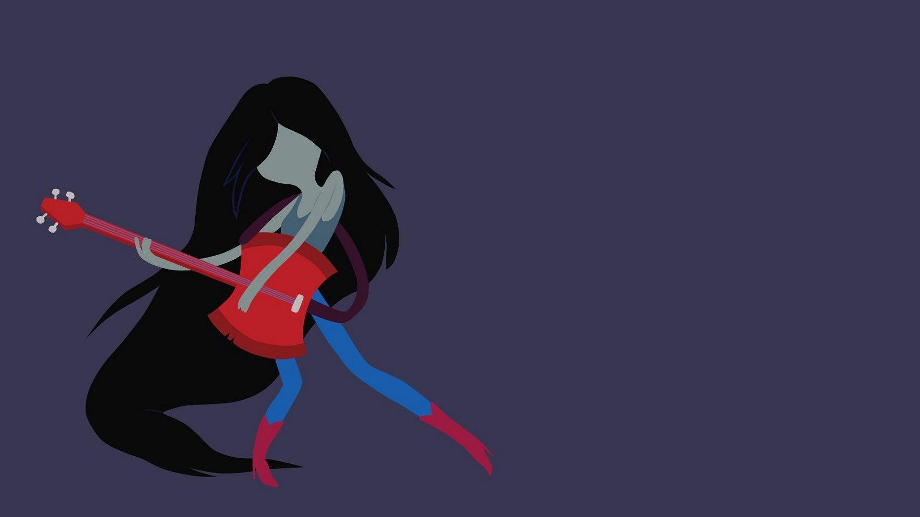 Marceline The Vampire Queen Awesome Badass Anime Wallpaper