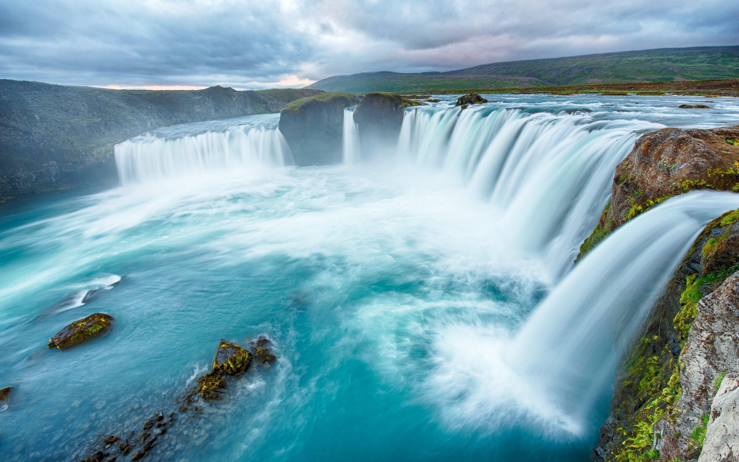 Beautiful Waterfalls HD Wallpaper For Desktop & Mobile. landscape