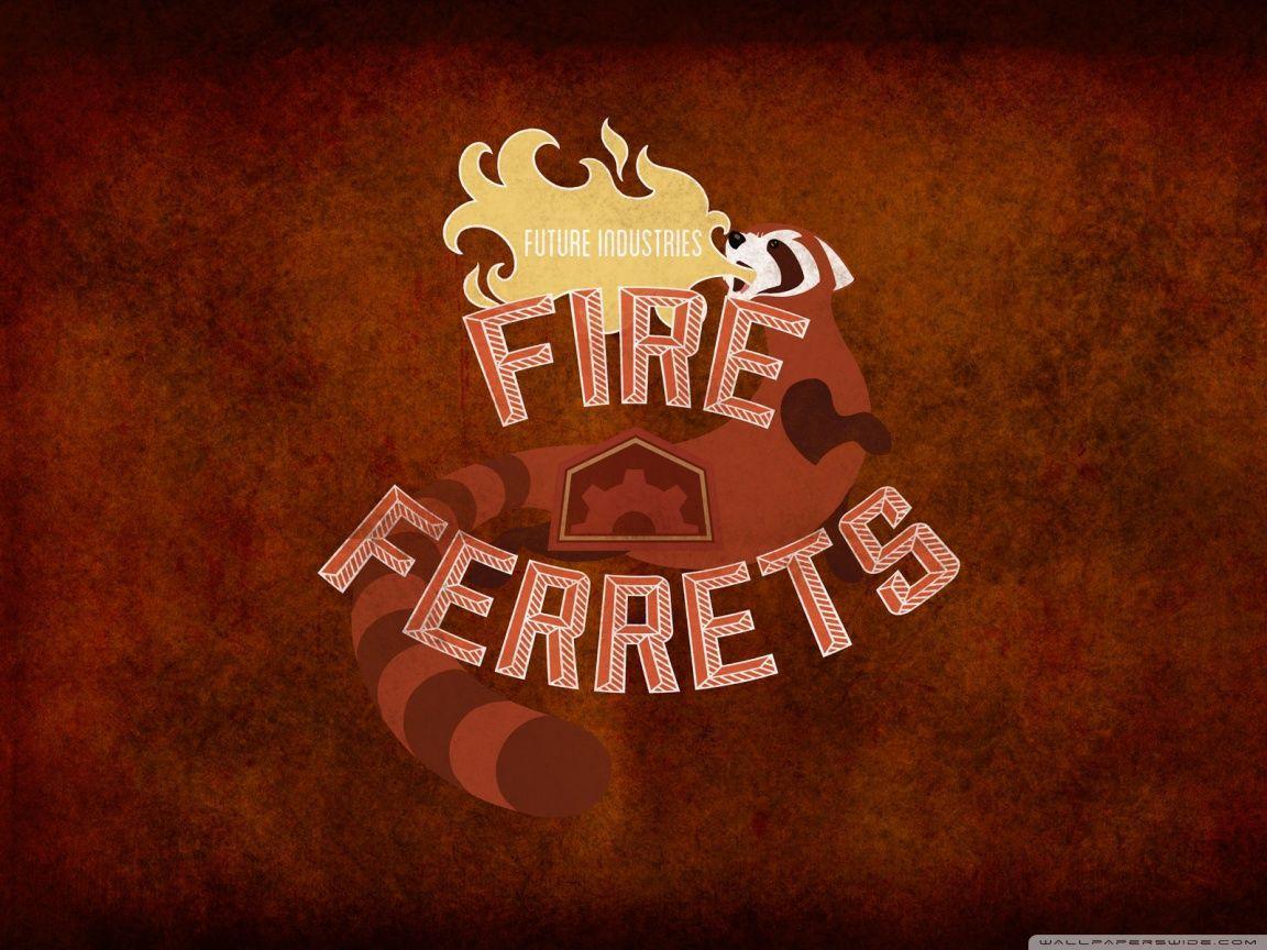 The Fire Ferrets HD desktop wallpaper