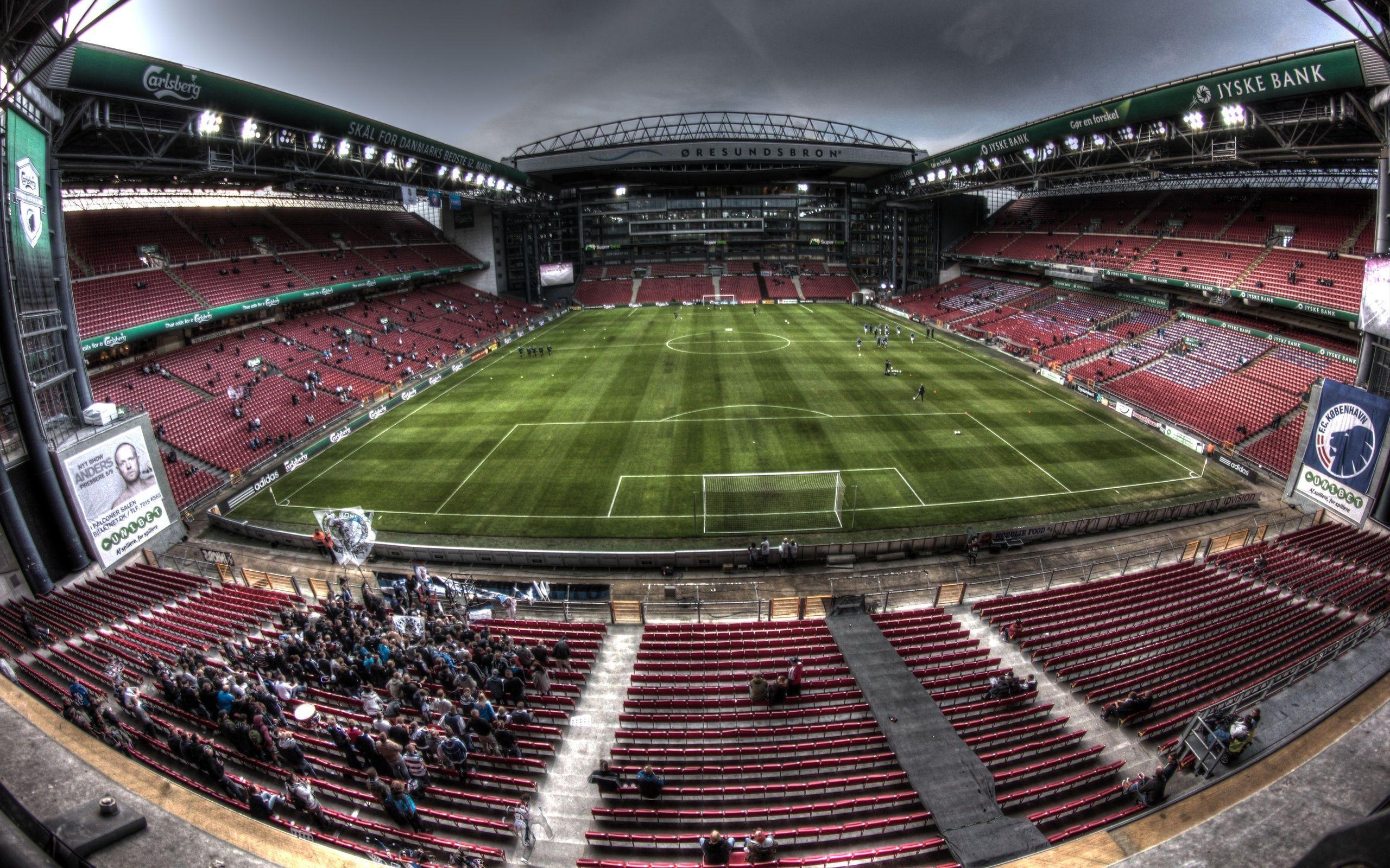 Wide Angle Football Stadium. Photo and Desktop Wallpaper