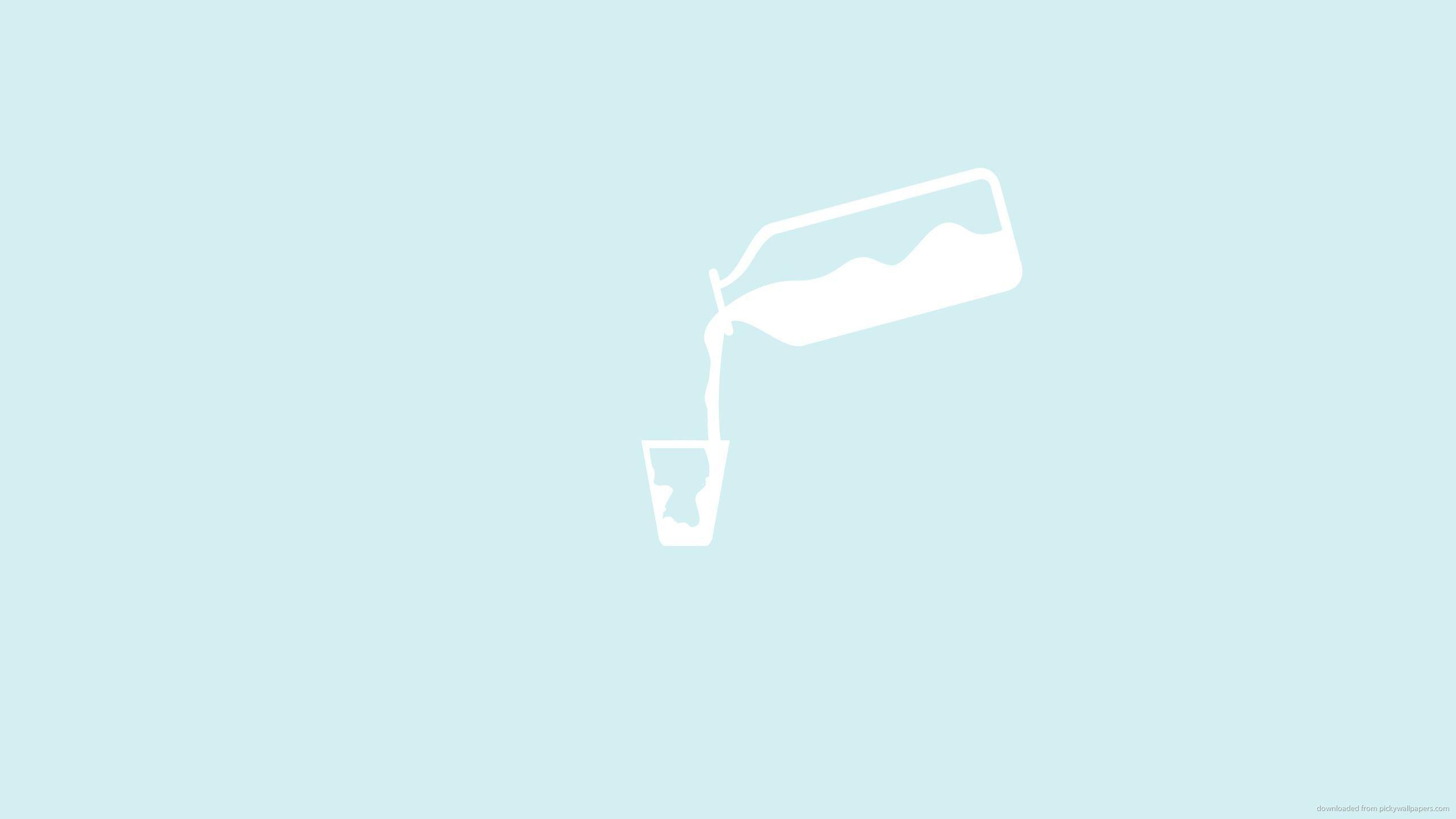 Download 2560x1440 Minimal Milk Wallpaper