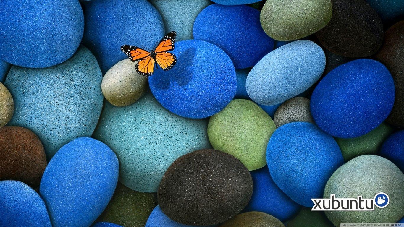 Xubuntu Blue Rock HD desktop wallpaper, Widescreen, High