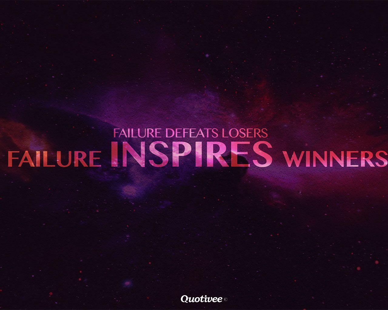 Failure Inspires Winners