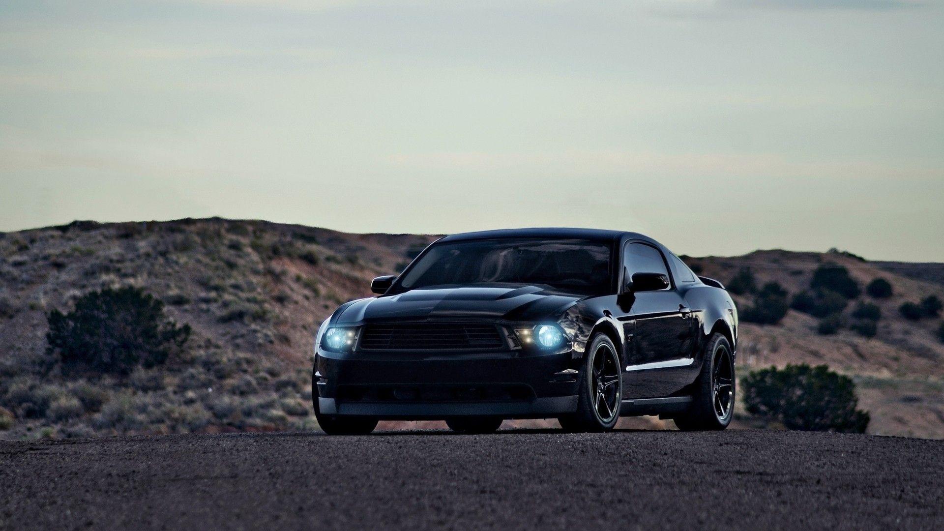 Black Mustang GT Wallpaper