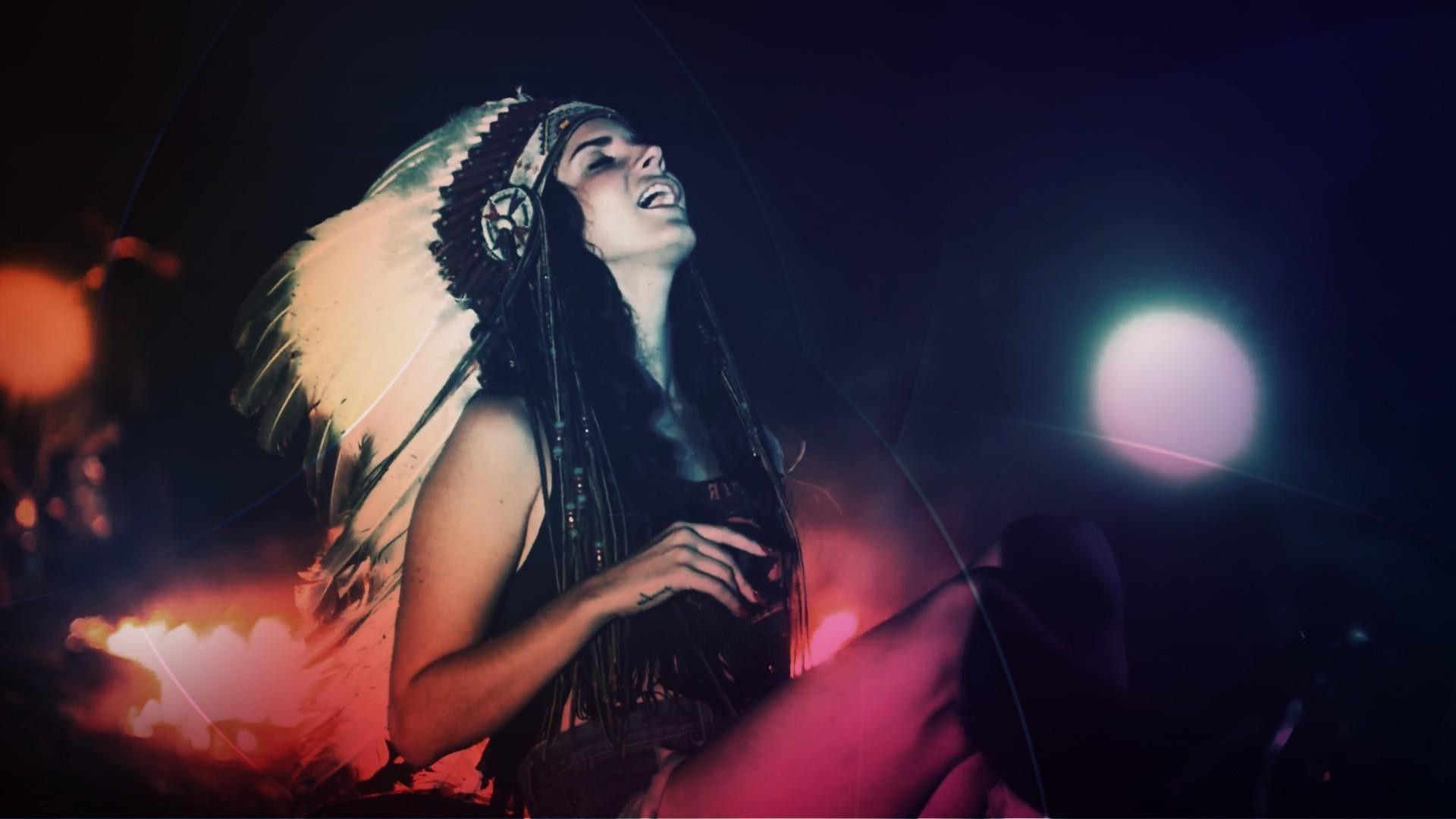 Lana Del Rey, Headdress, Filter, Singer Wallpaper HD / Desktop