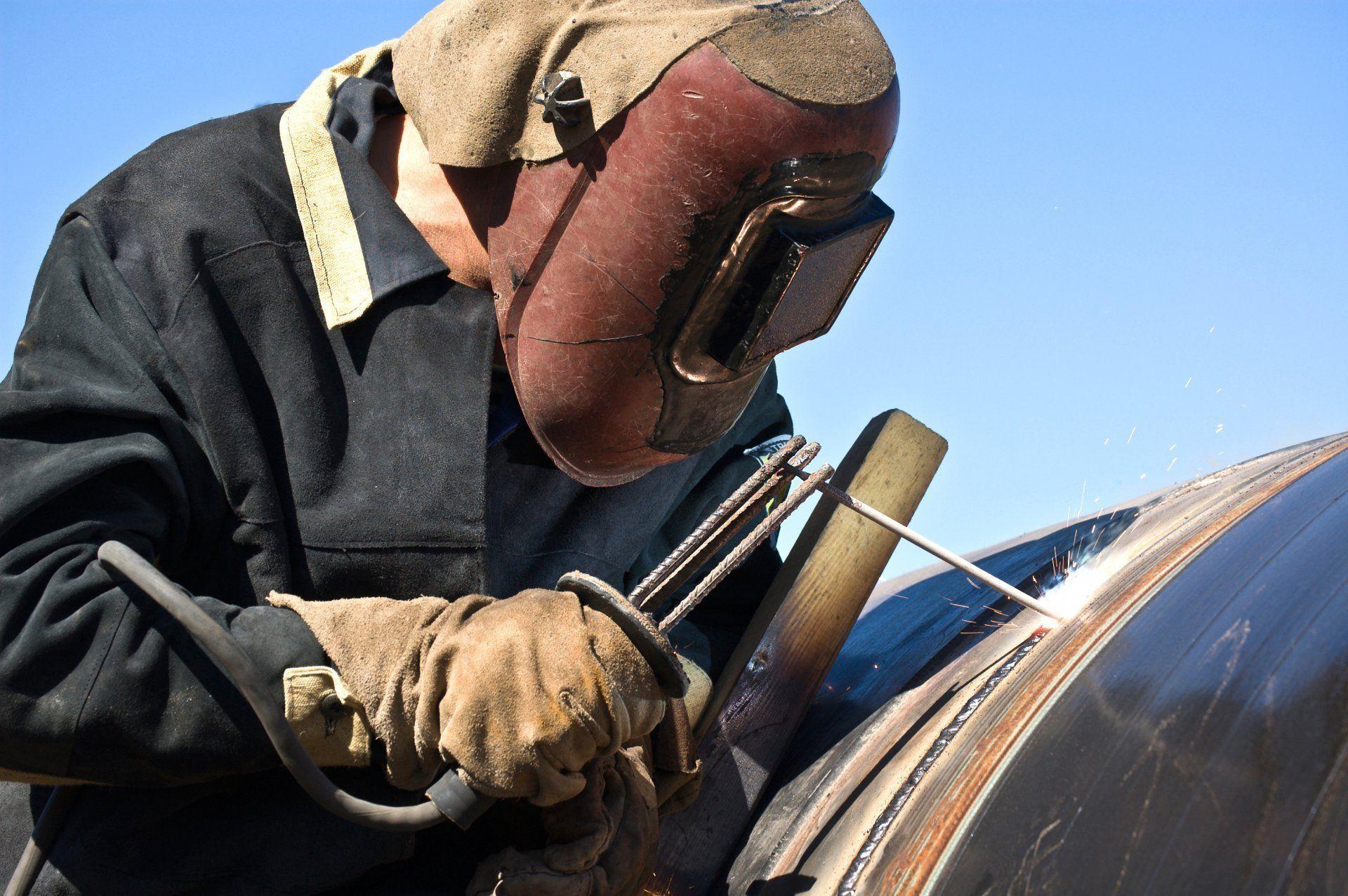 welder laborer worker personal protective equipment HD wallpaper