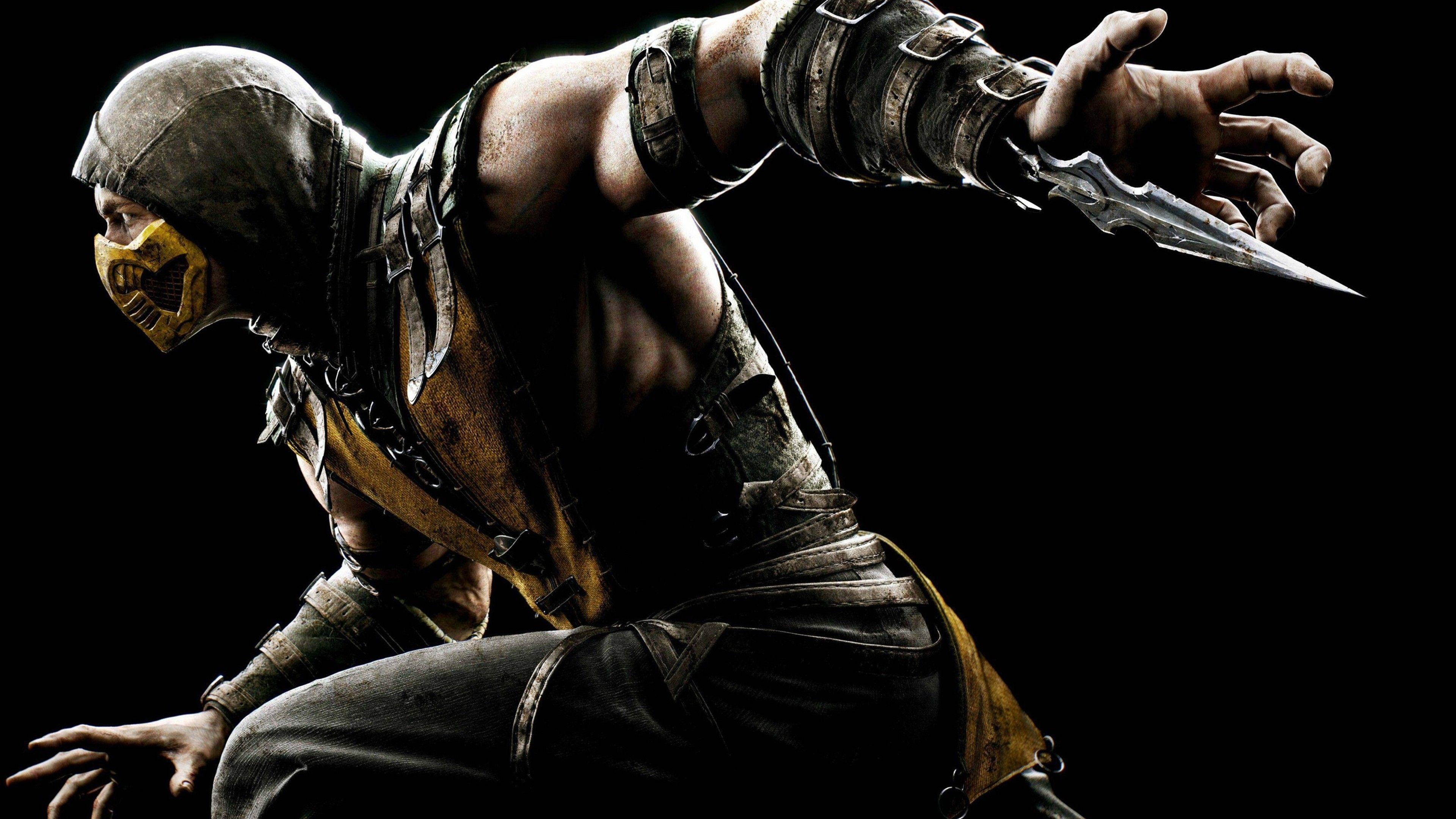 Mortal Kombat X Scorpion, HD Games, 4k Wallpaper, Image