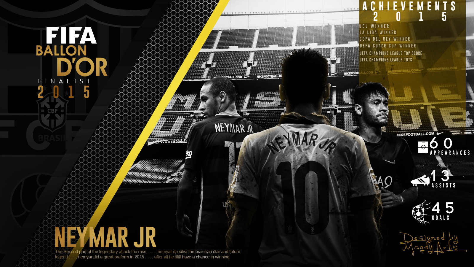 FIFA Ballon D'Or 2015 Finalist: Neymar