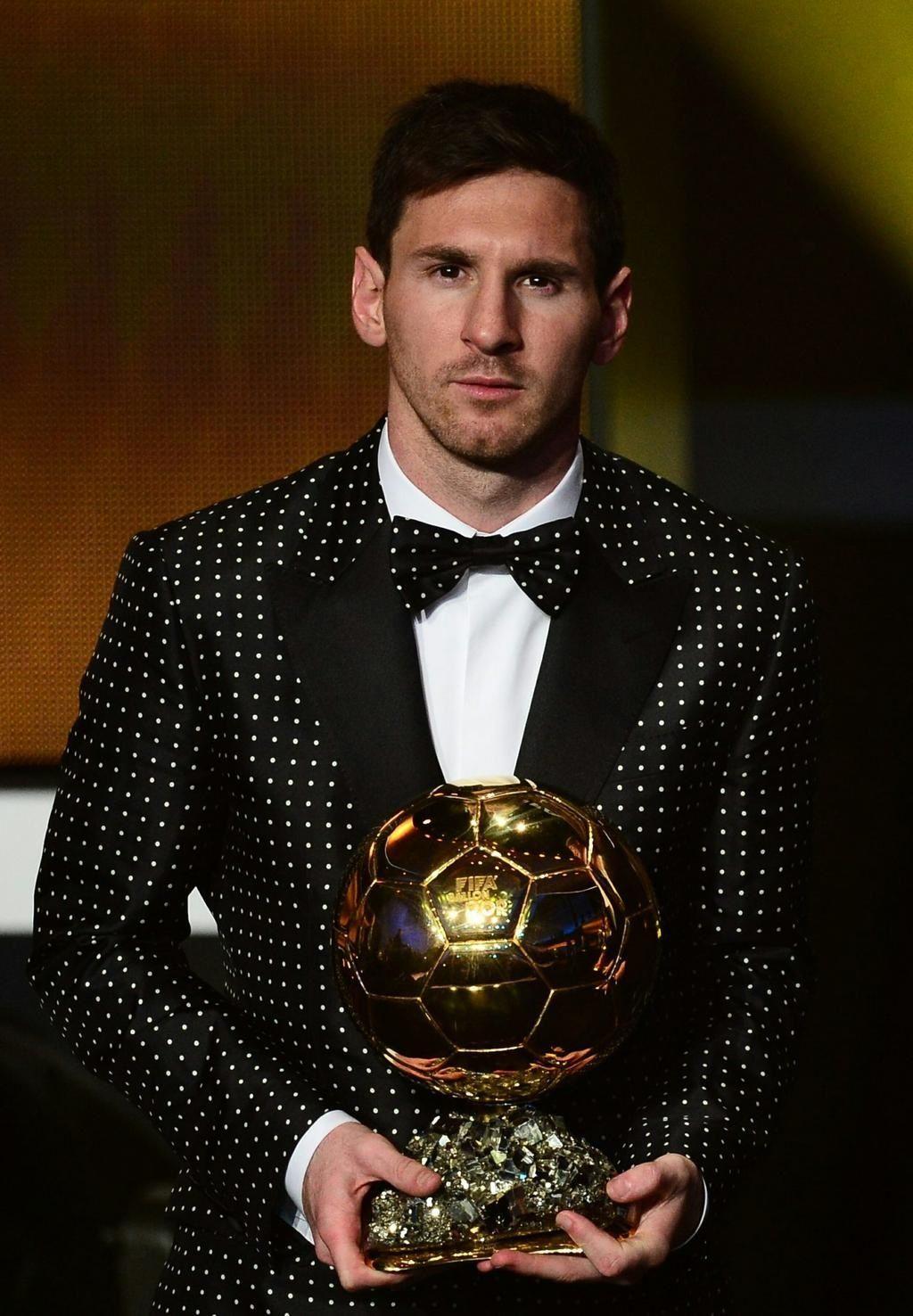Lionel Messi in Dolce Gabbana Ballon dOr Gala 2012