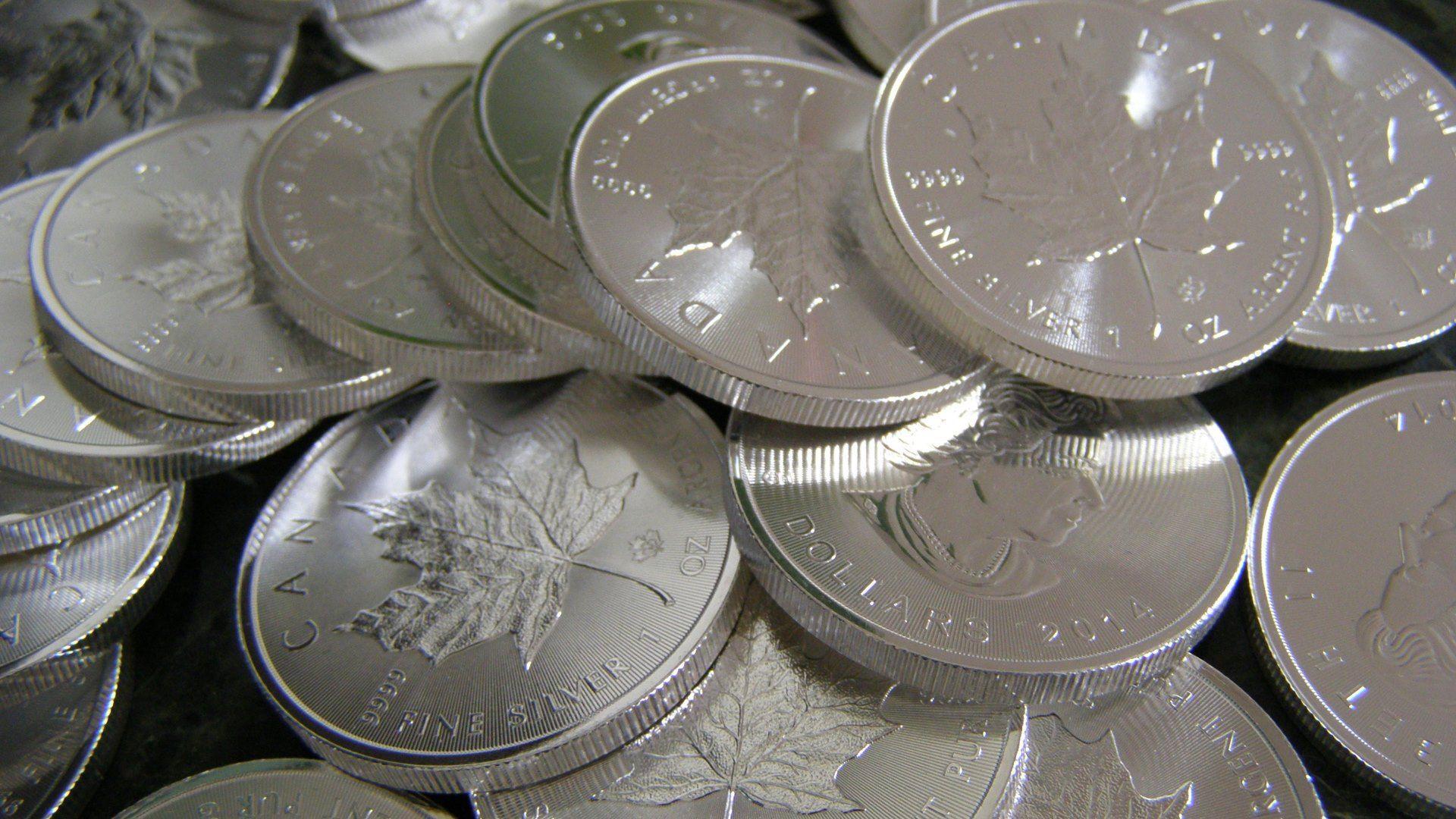 Silver Coins Wallpaper in HD, 4K and wide sizes