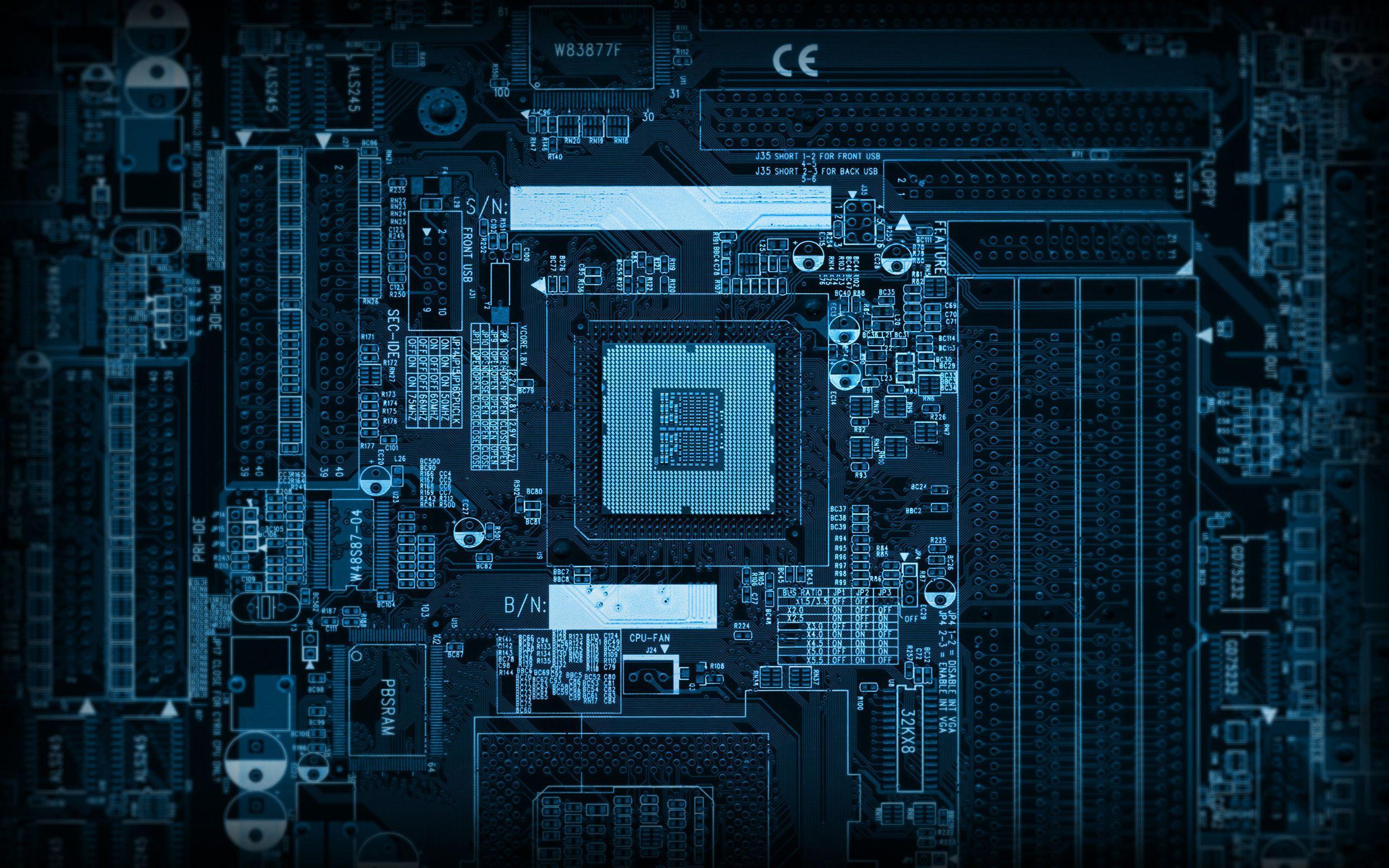 Circuit board Wallpaper. Wide Wallpaper Collections