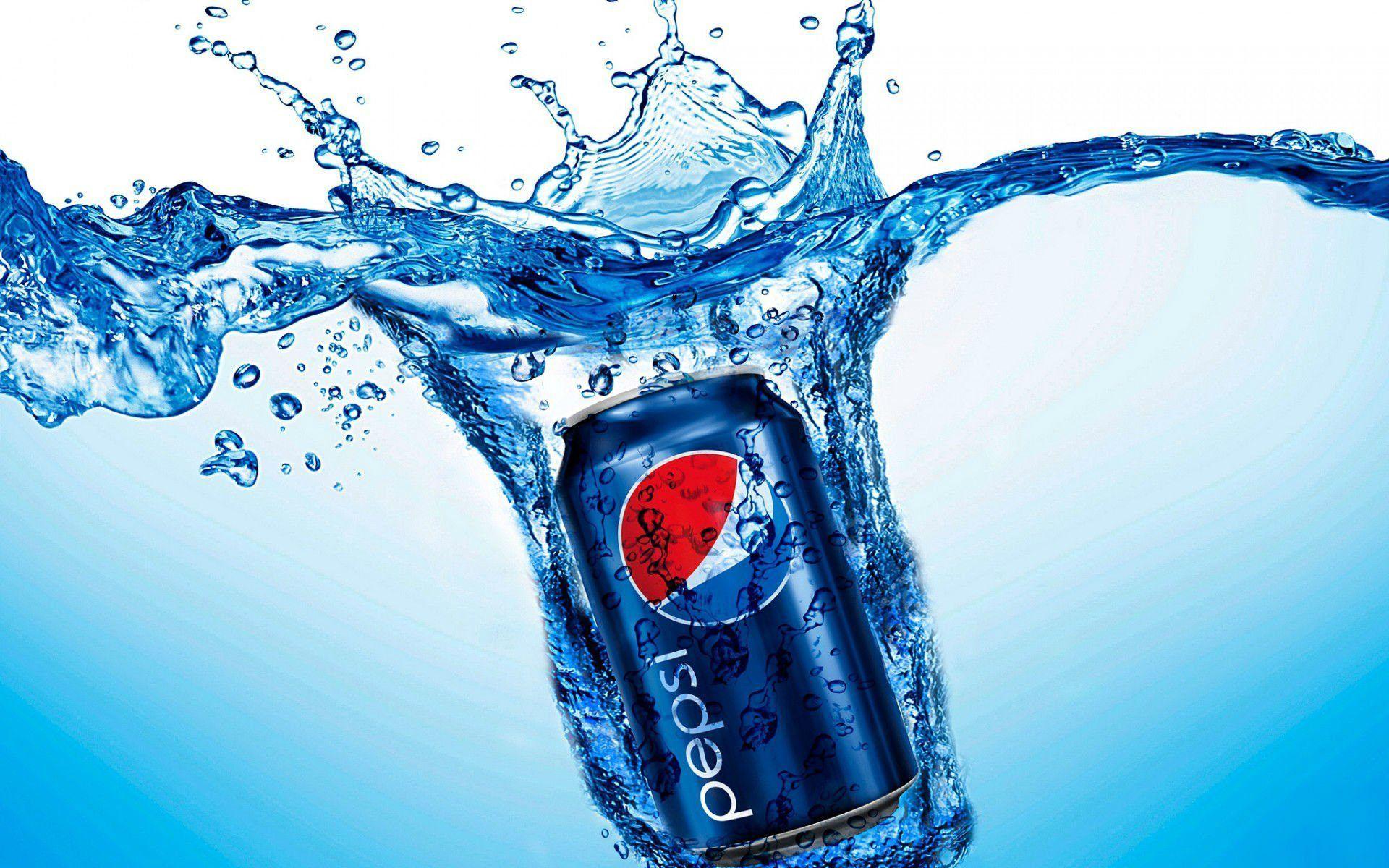 Pepsi Can Water Splash Wallpaper Download Of Pepsi Cola