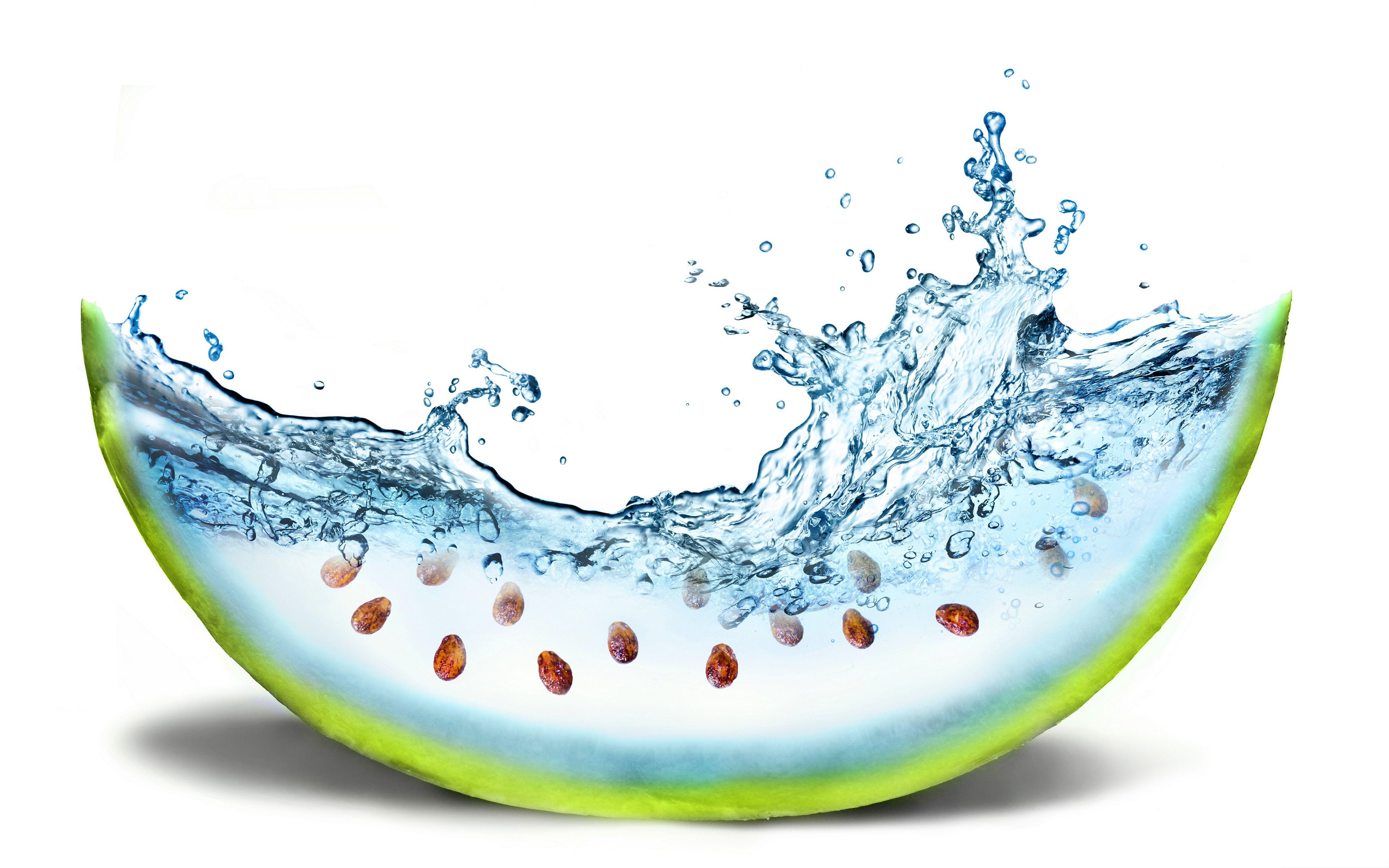 Fruit Water Splash Wallpaper, Quality Cool Fruit Water