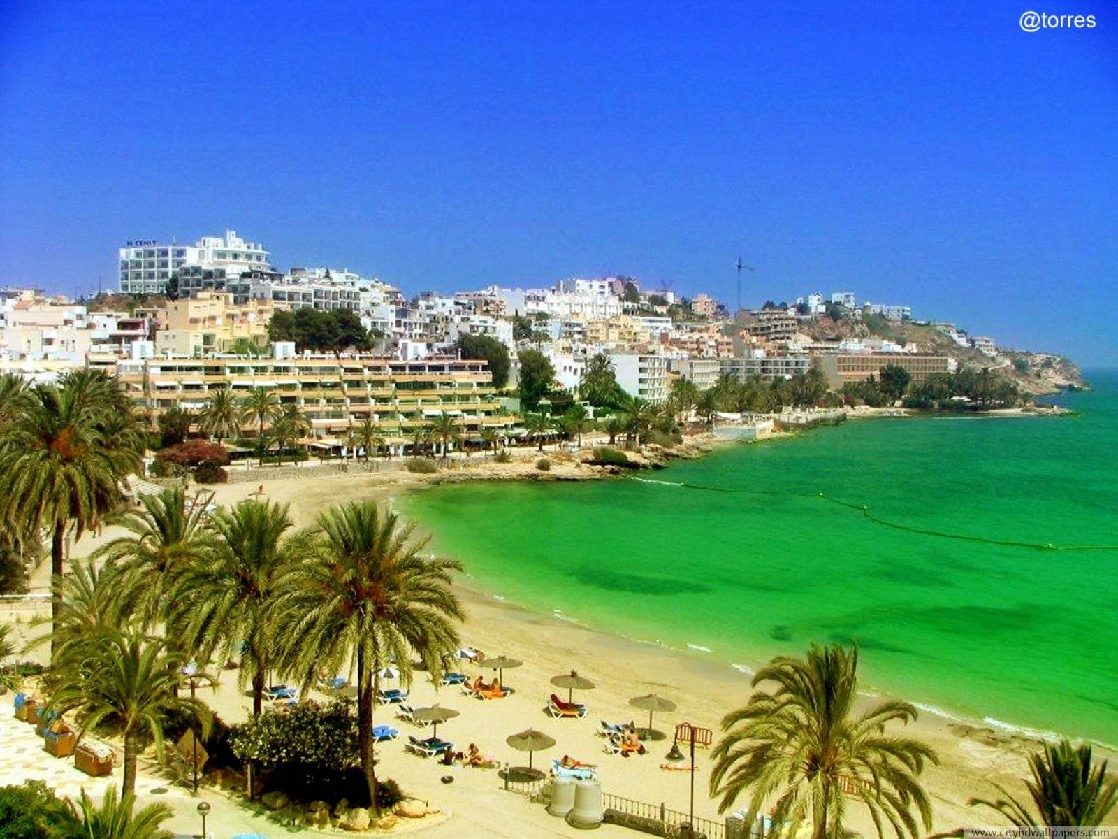 Ibiza island building