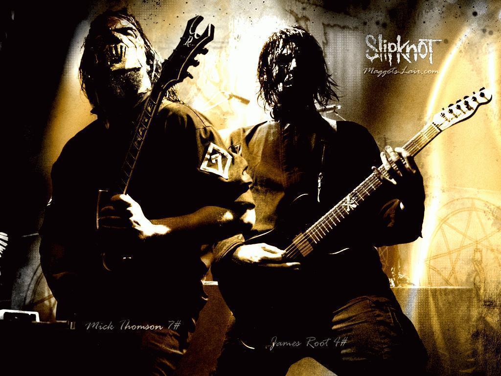 Slipknot James Root Imagem De Papel Parede Mick Thomson E 1024x768