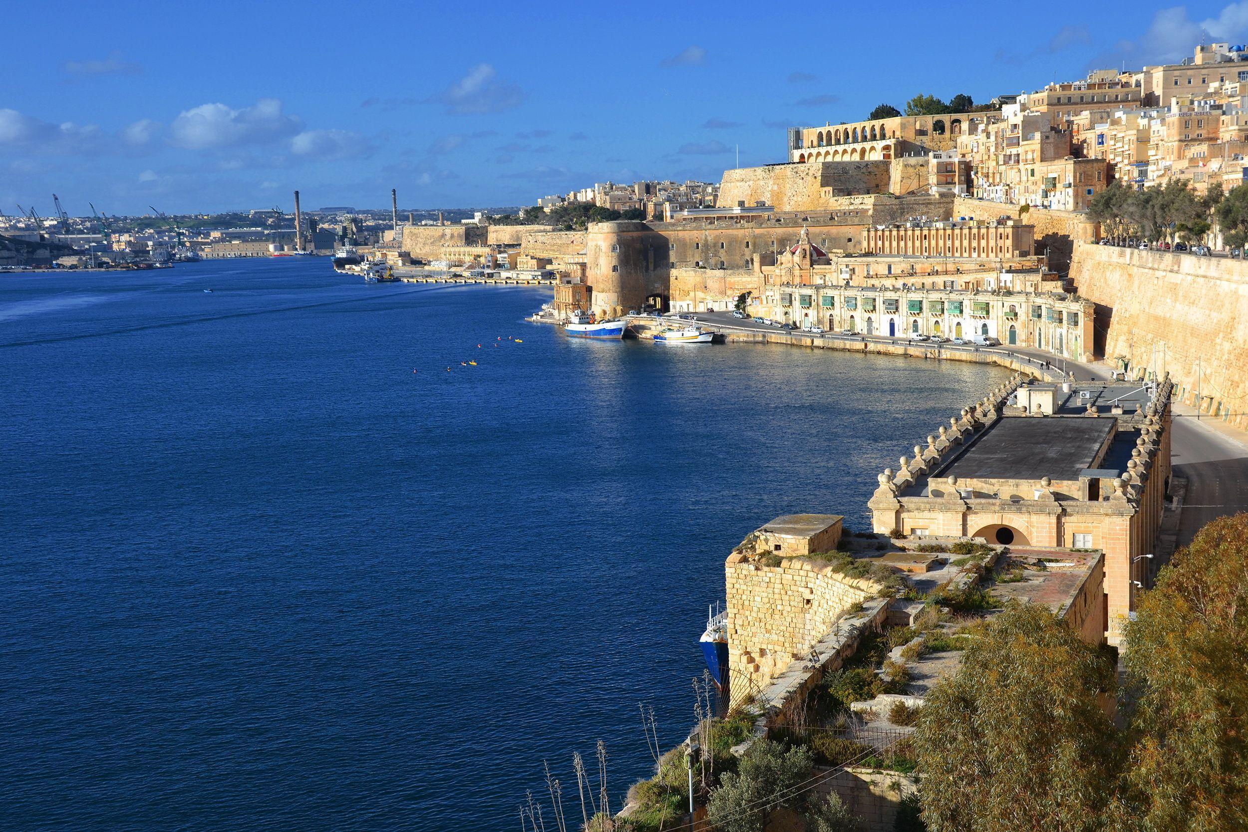 Malta Valletta Coast Cities 2500x1667
