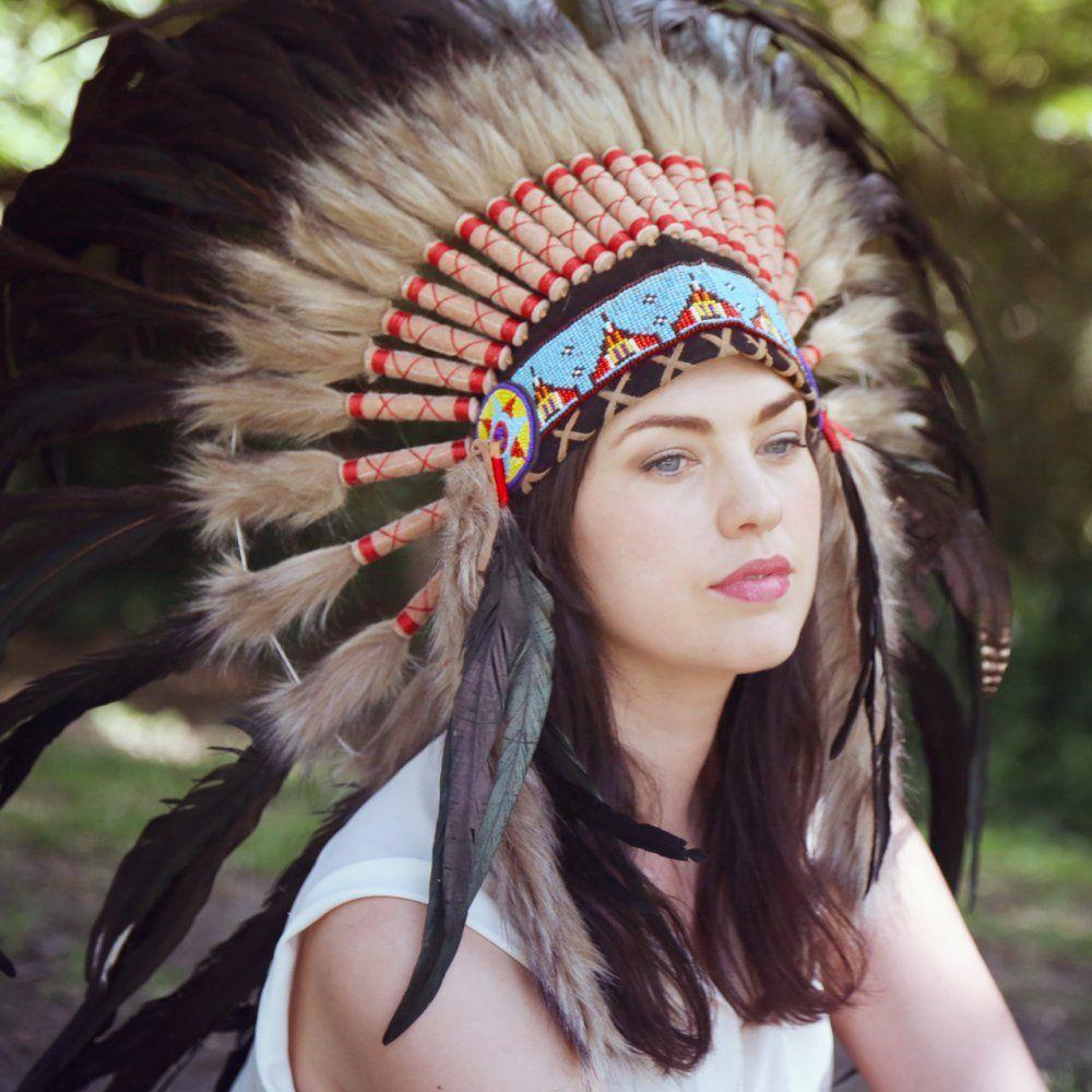 Native American Feather Headdress.
