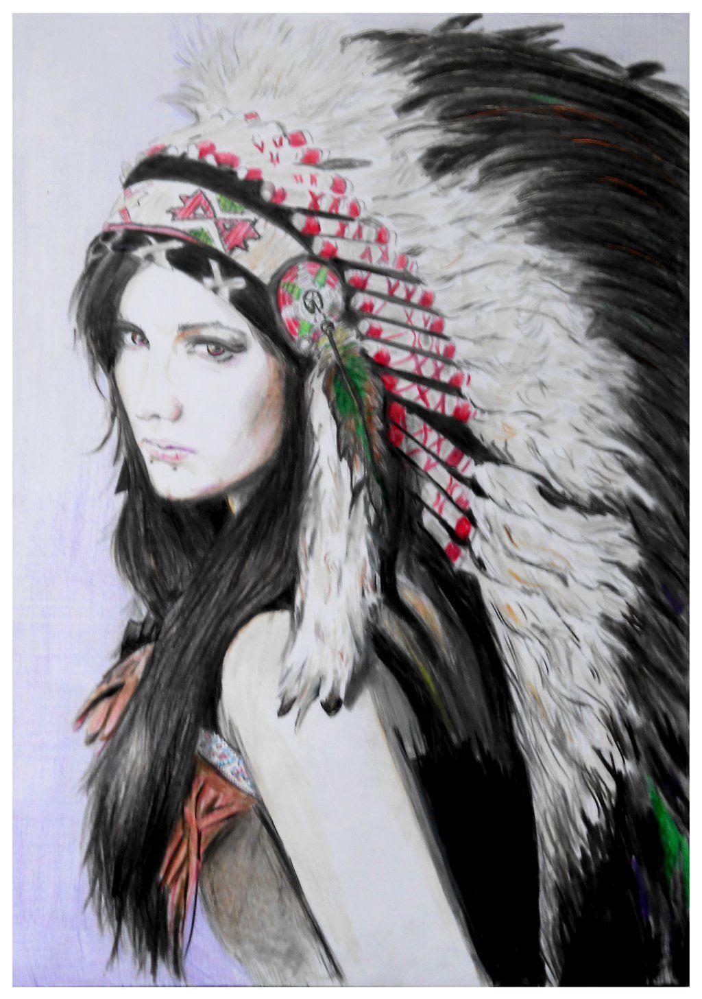 Native American Girls Young 12. Native American Girl Headdress