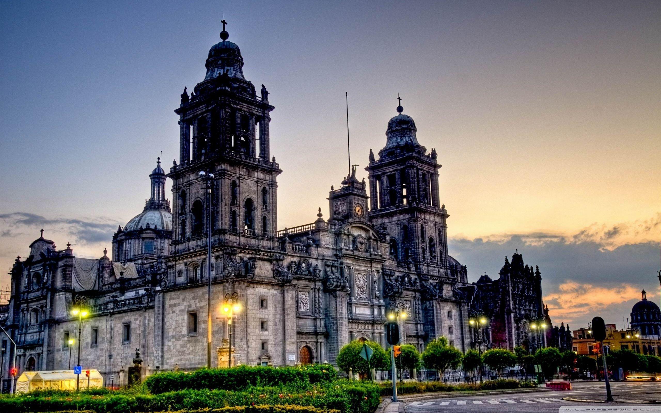 Mexico City Cathedral HD desktop wallpaper, Widescreen, High
