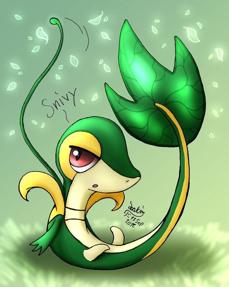 Snivy Evolution Wallpaper